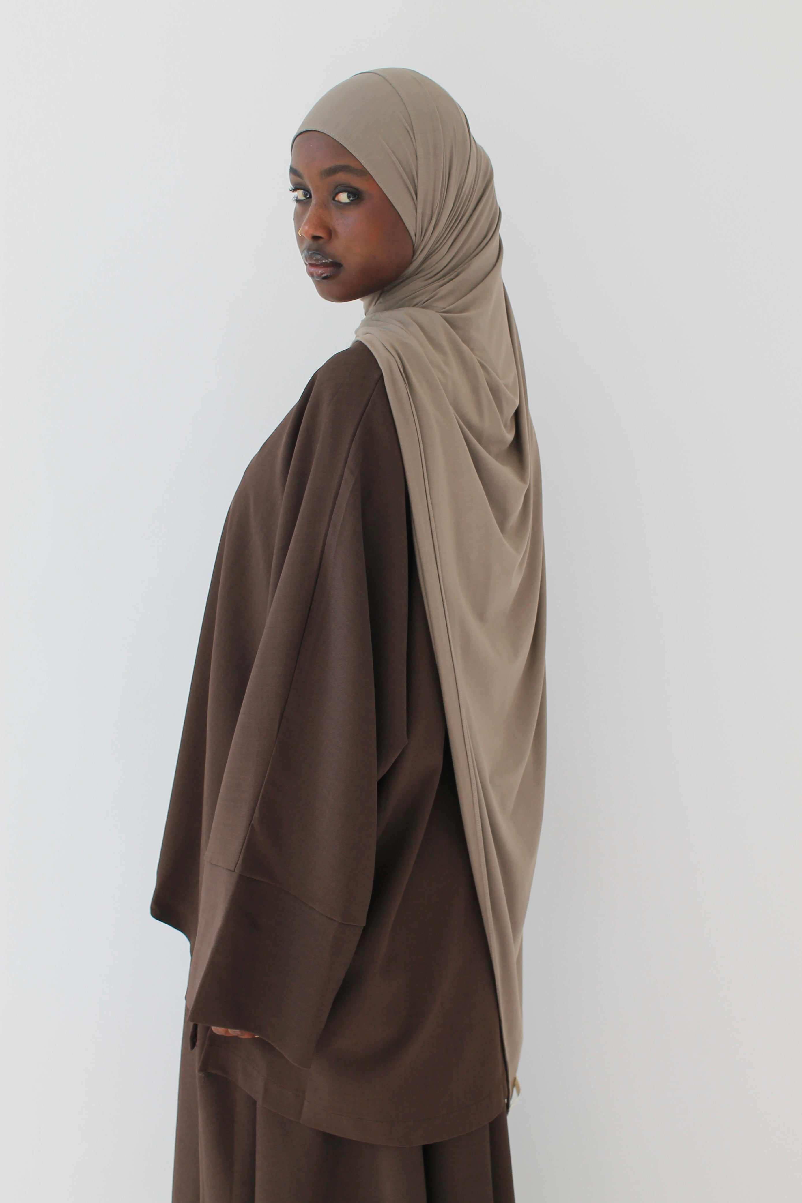 HIJAB JERSEY BAMBOO TAUPE Mayssa Mastour