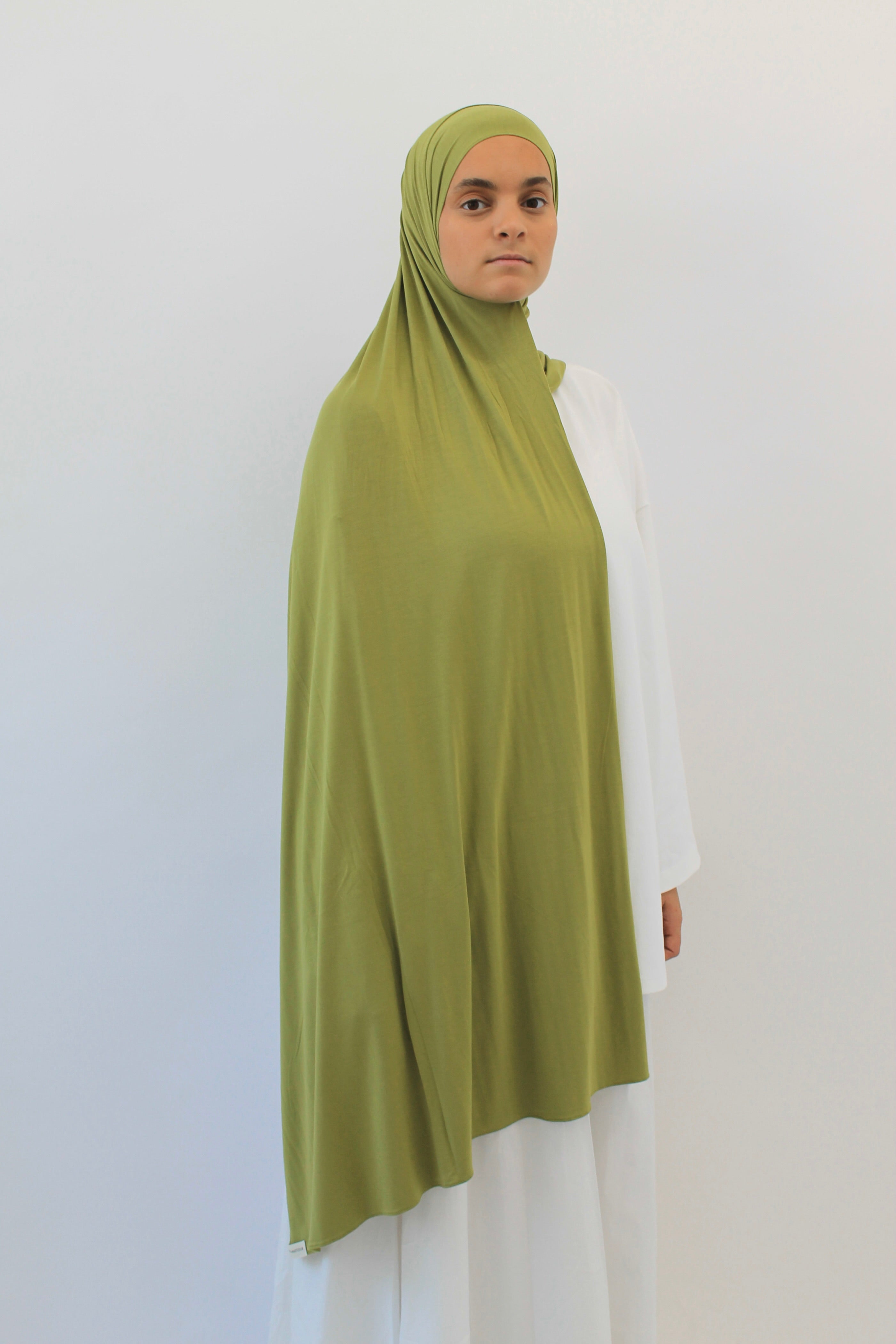 HIJAB JERSEY BAMBOO VERT OLIVE Mayssa Mastour