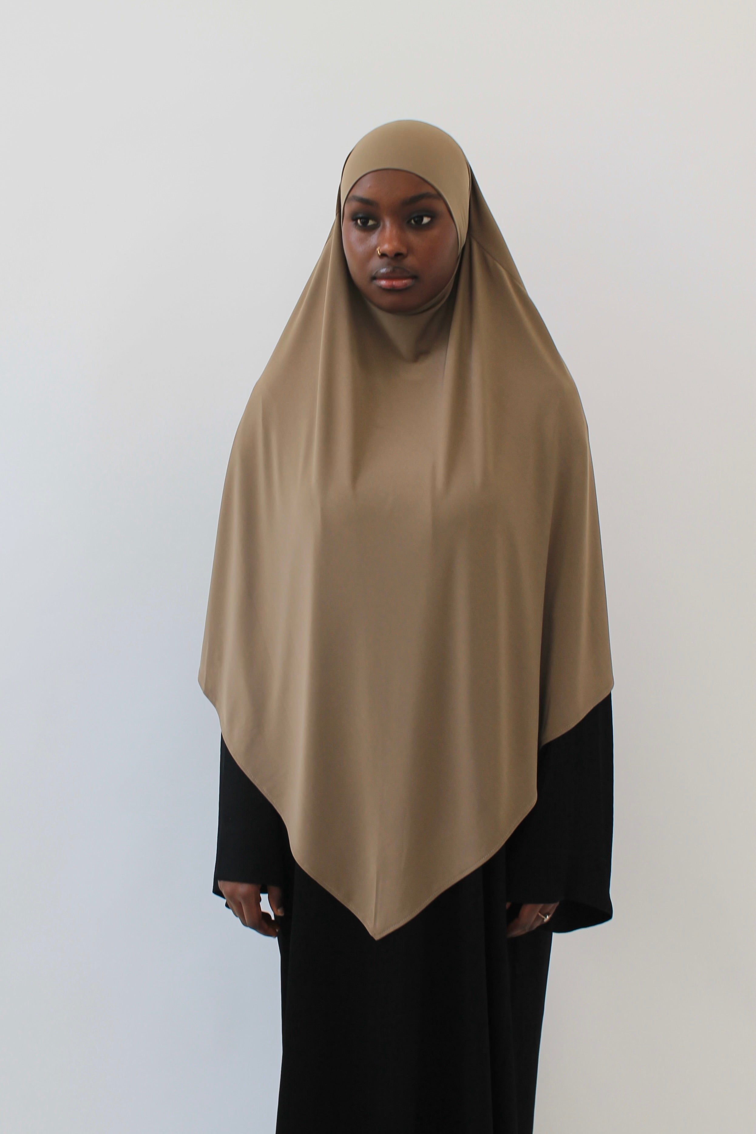 KHIMAR JERSEY PREMIUM COURT NOISETTE Mayssa Mastour