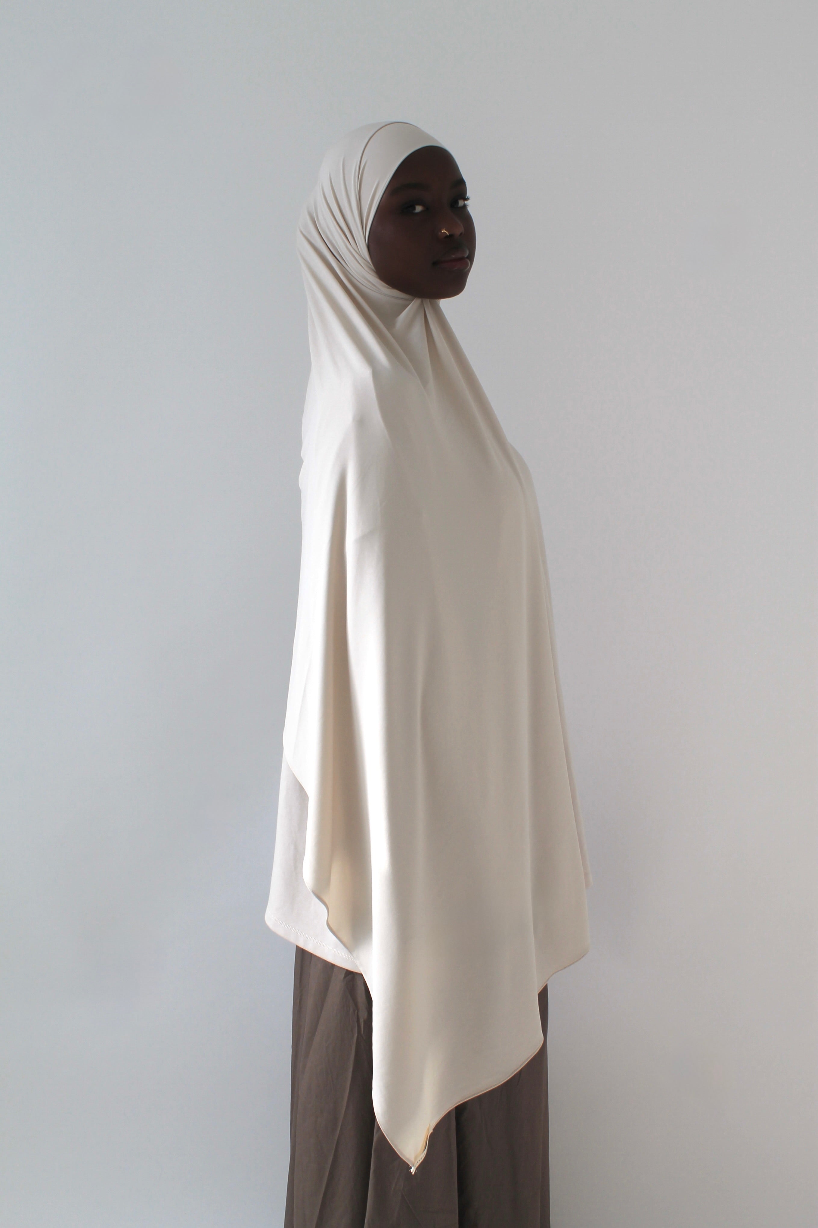 HIJAB JERSEY PREMIUM BEIGE CRÈME Mayssa Mastour