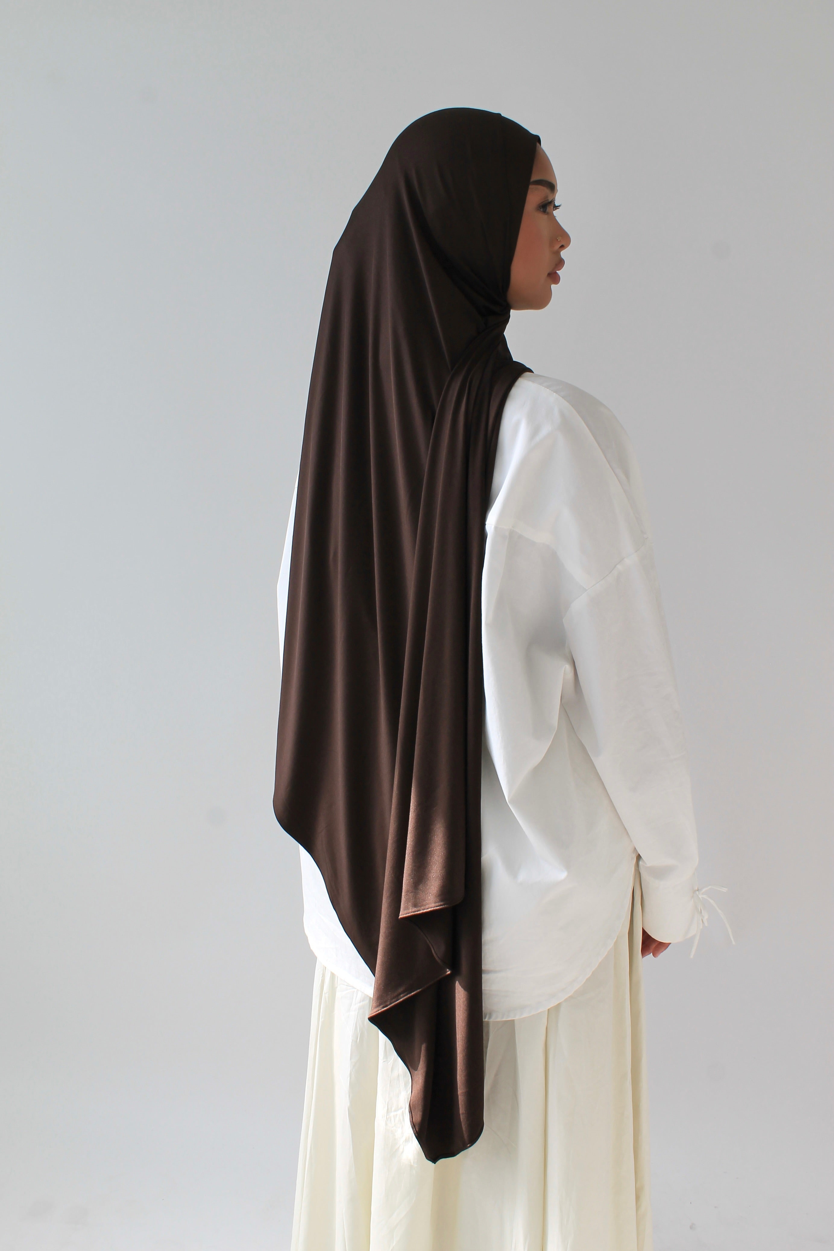 HIJAB JERSEY AIR MARRON Mayssa Mastour