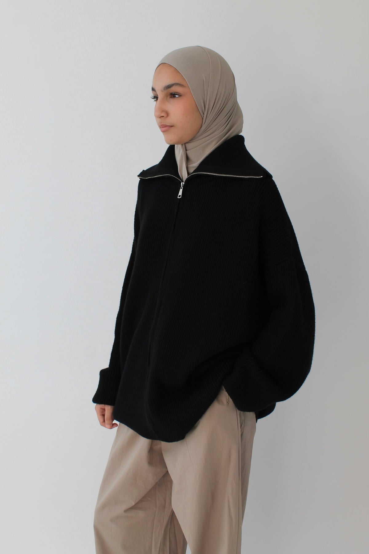 GILET ZIPPÉ Mayssa Mastour