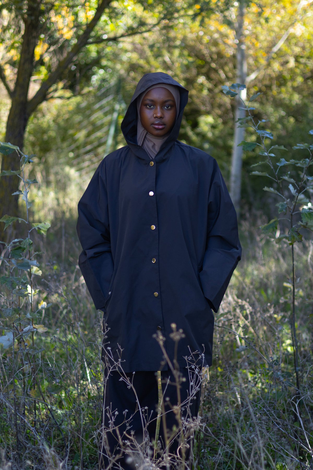 LA PARKA COURTE NOIR Mayssa Mastour