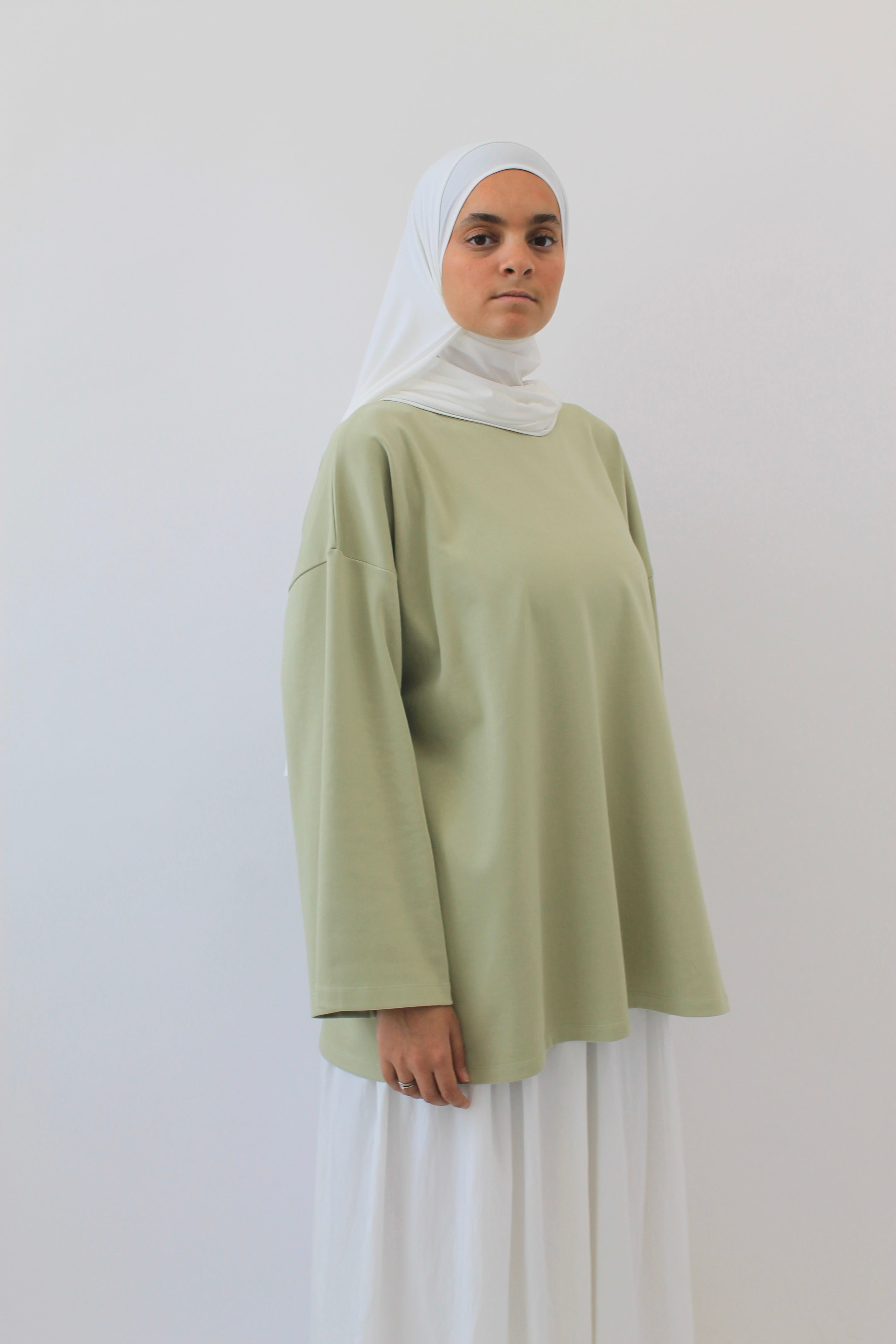 T-shirt Essential Vert Pastel Mayssa Mastour