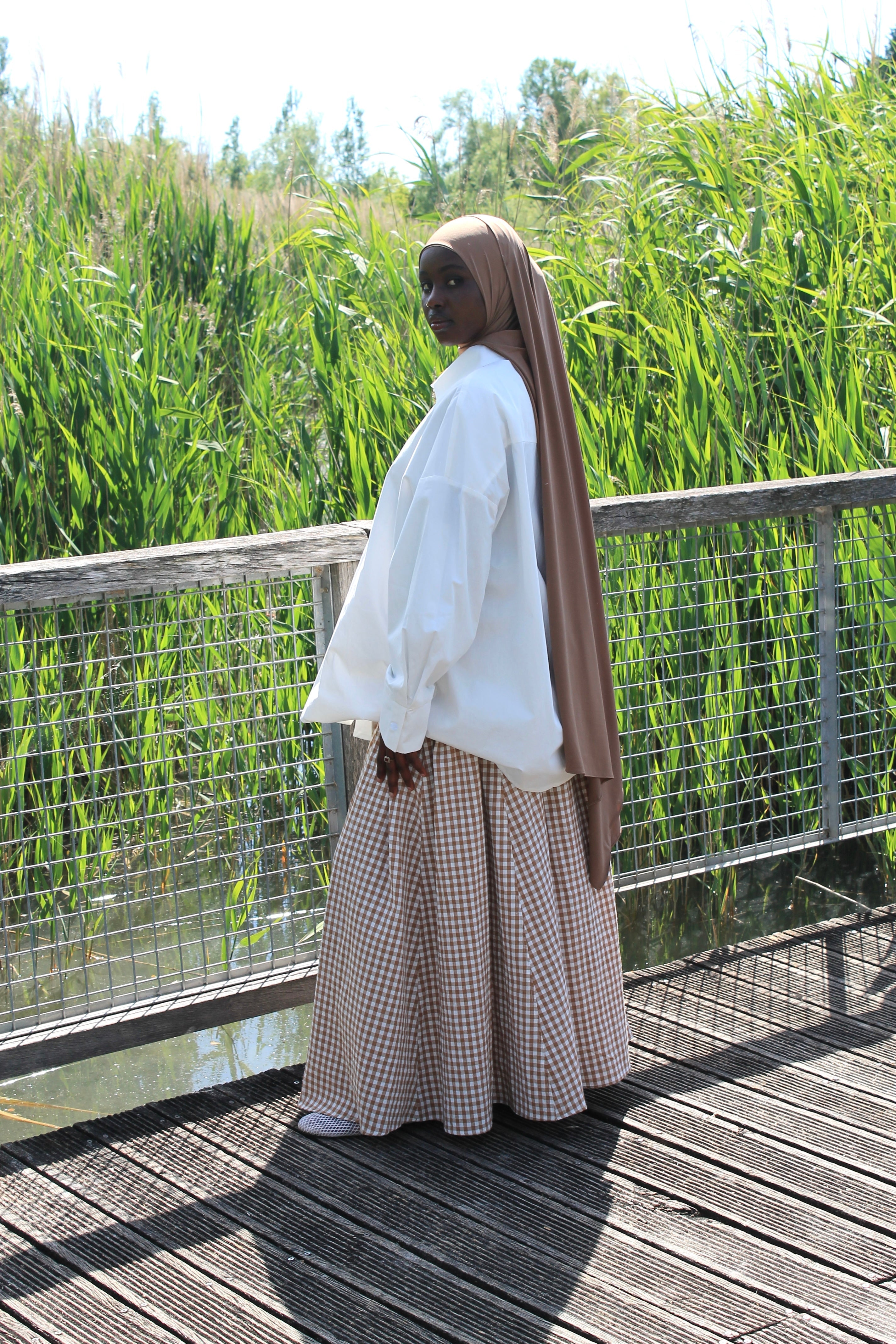 JUPE VICHY Mayssa Mastour