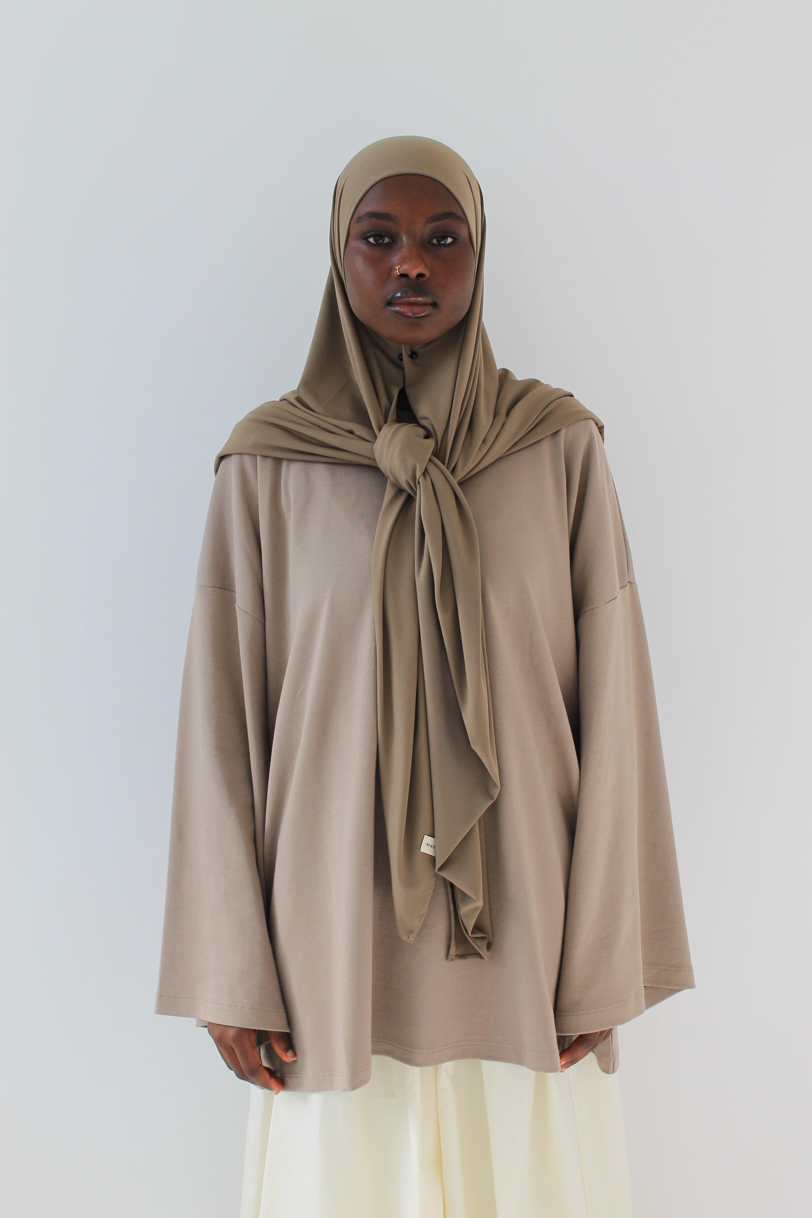 HIJAB CARRÉ JERSEY PREMIUM Mayssa Mastour
