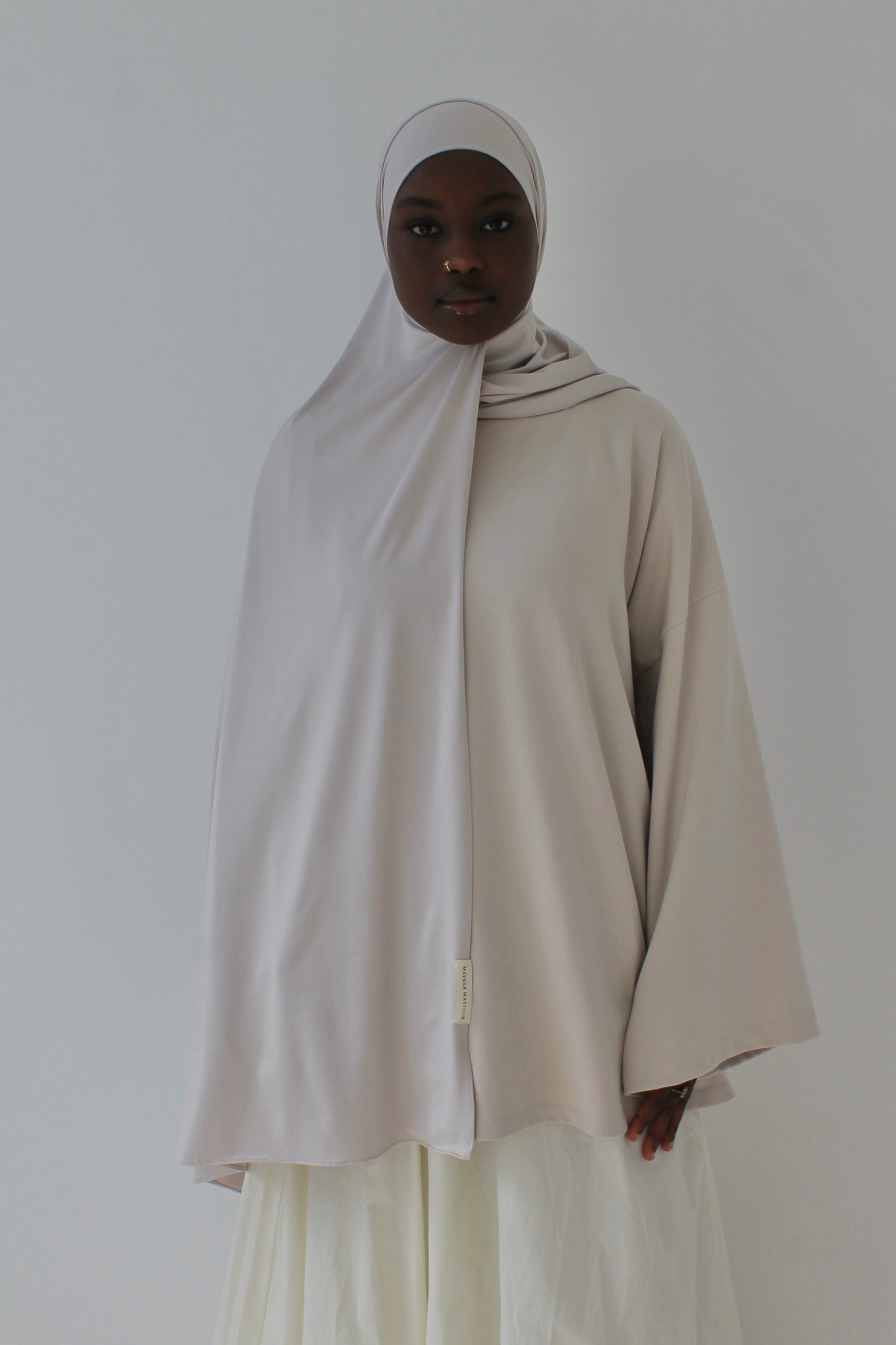 HIJAB JERSEY AIR BEIGE NUDE Mayssa Mastour