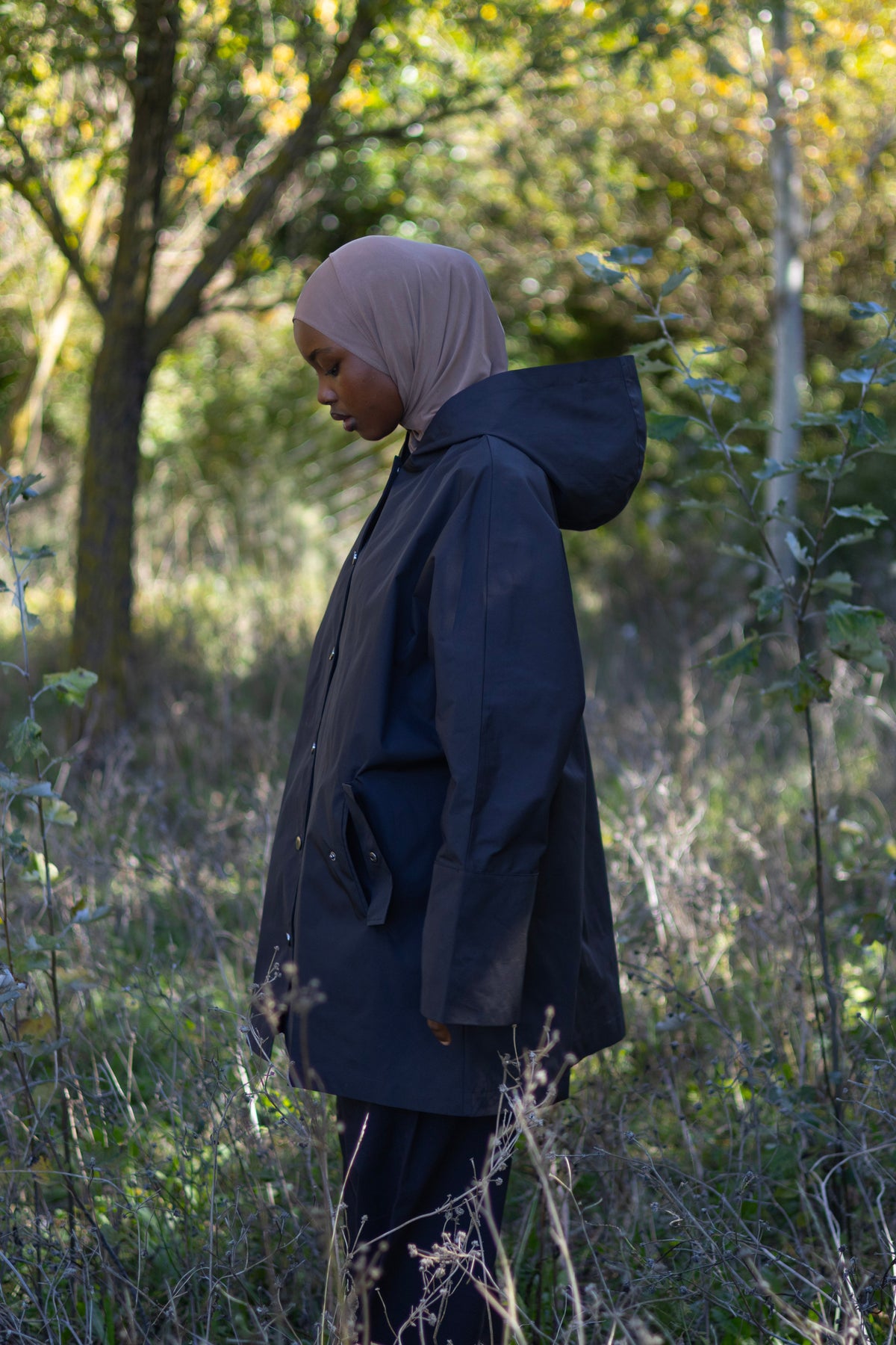 LA PARKA COURTE NOIR Mayssa Mastour