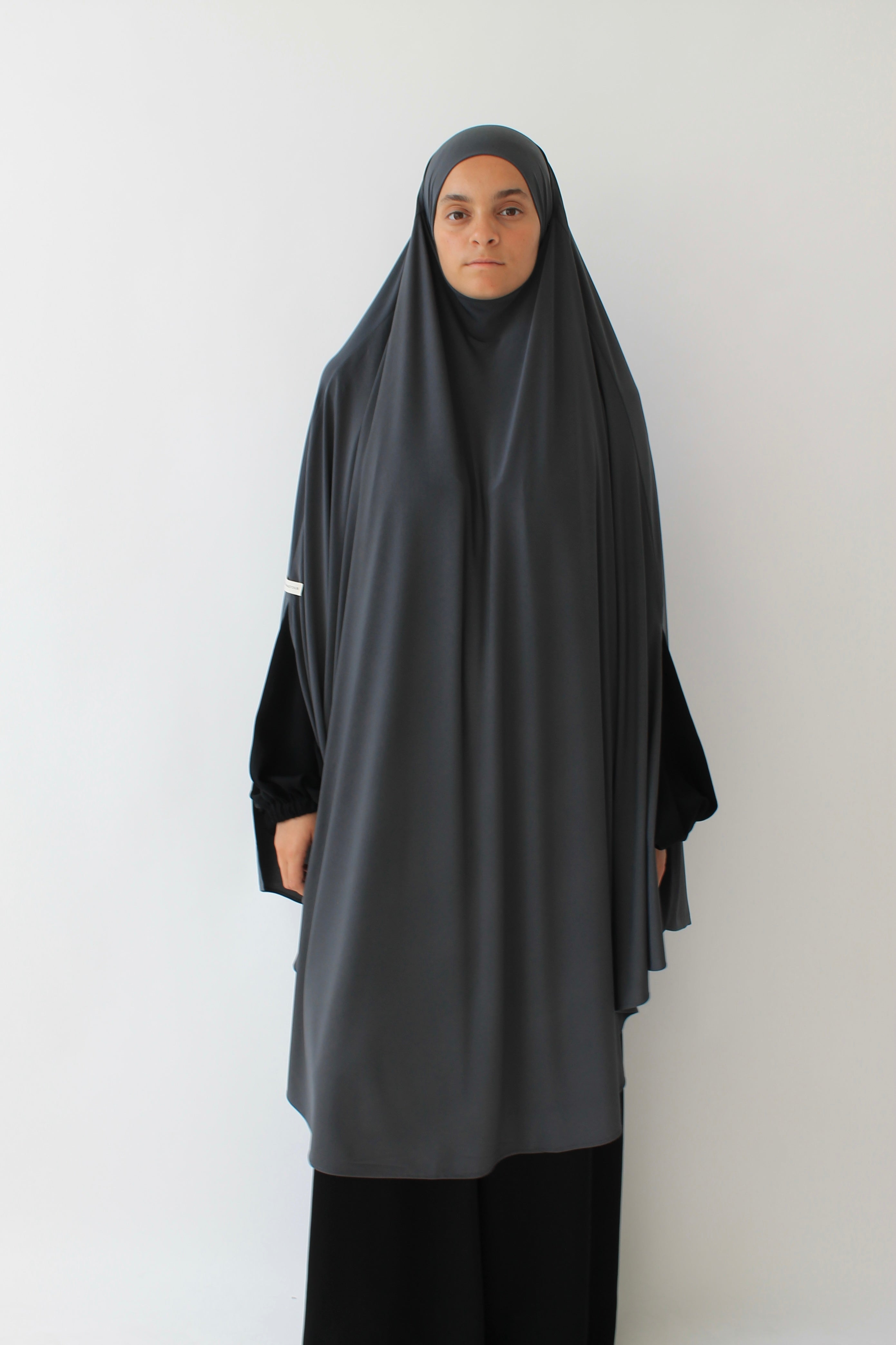 KHIMAR JERSEY PREMIUM À FENTES LONG Mayssa Mastour