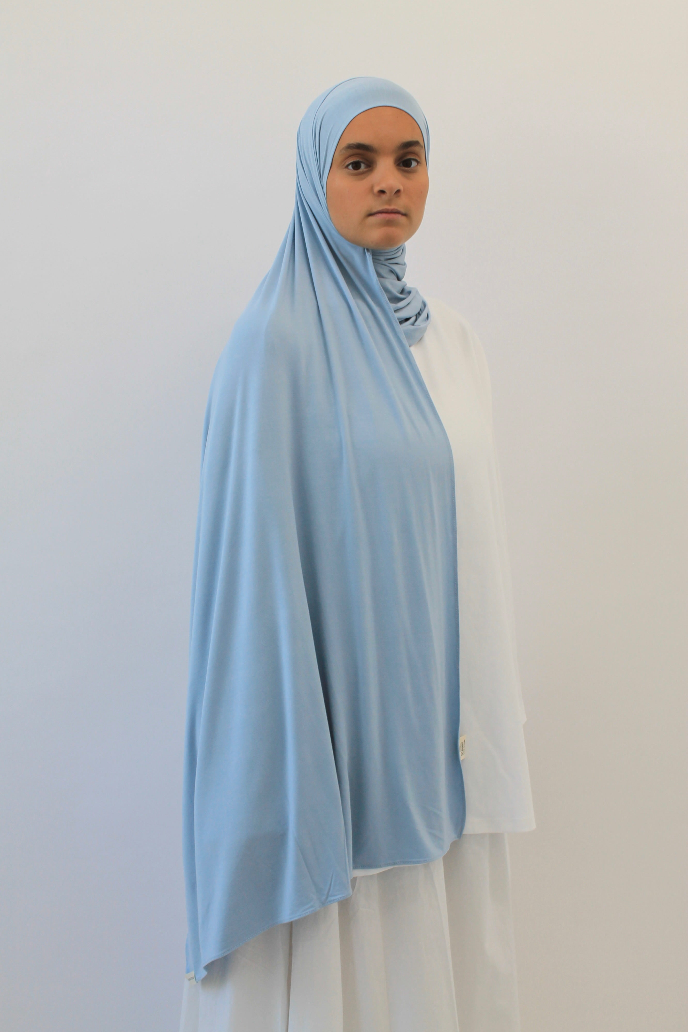 HIJAB JERSEY BAMBOO BLEU CLAIR Mayssa Mastour