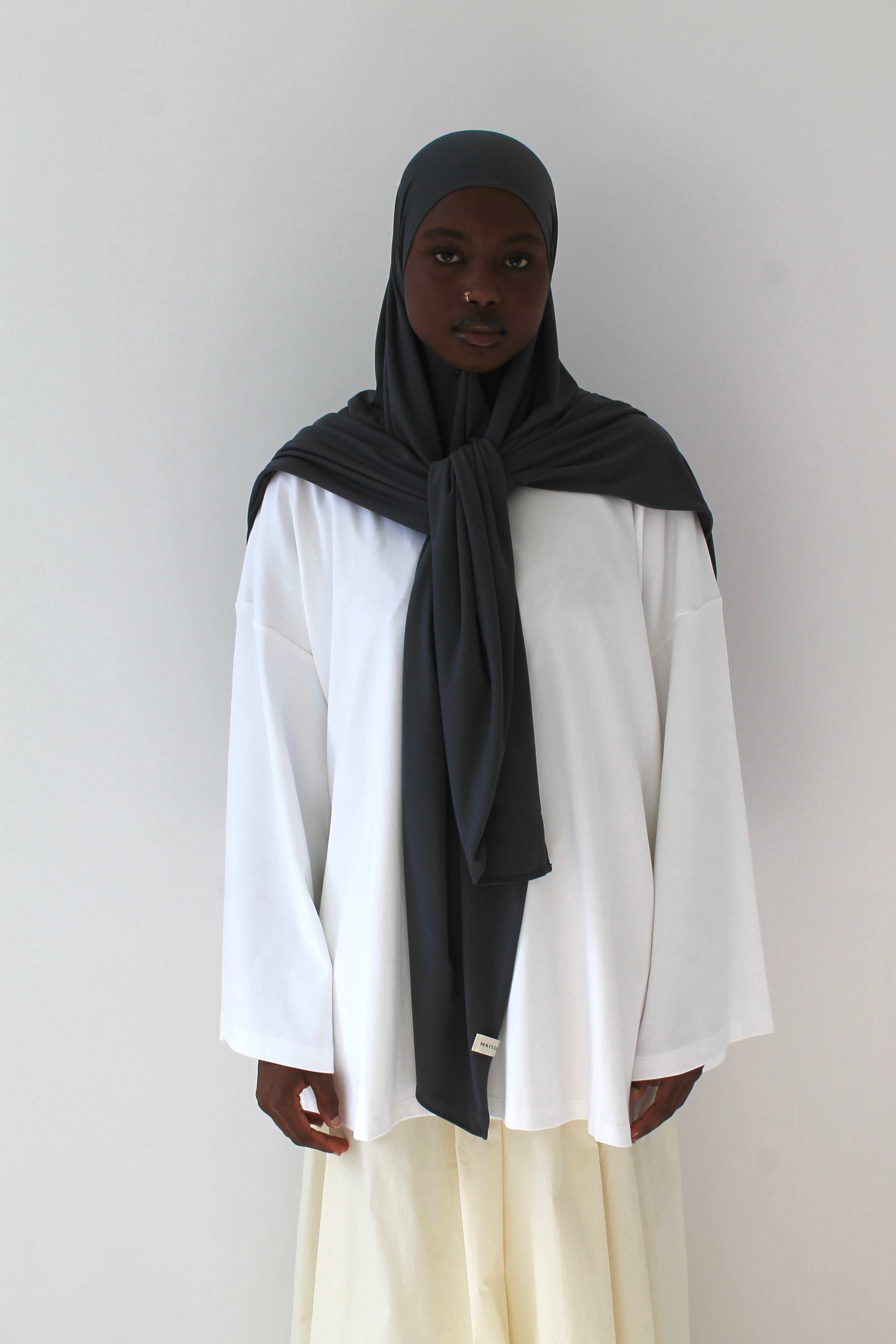 HIJAB CARRÉ JERSEY PREMIUM Mayssa Mastour