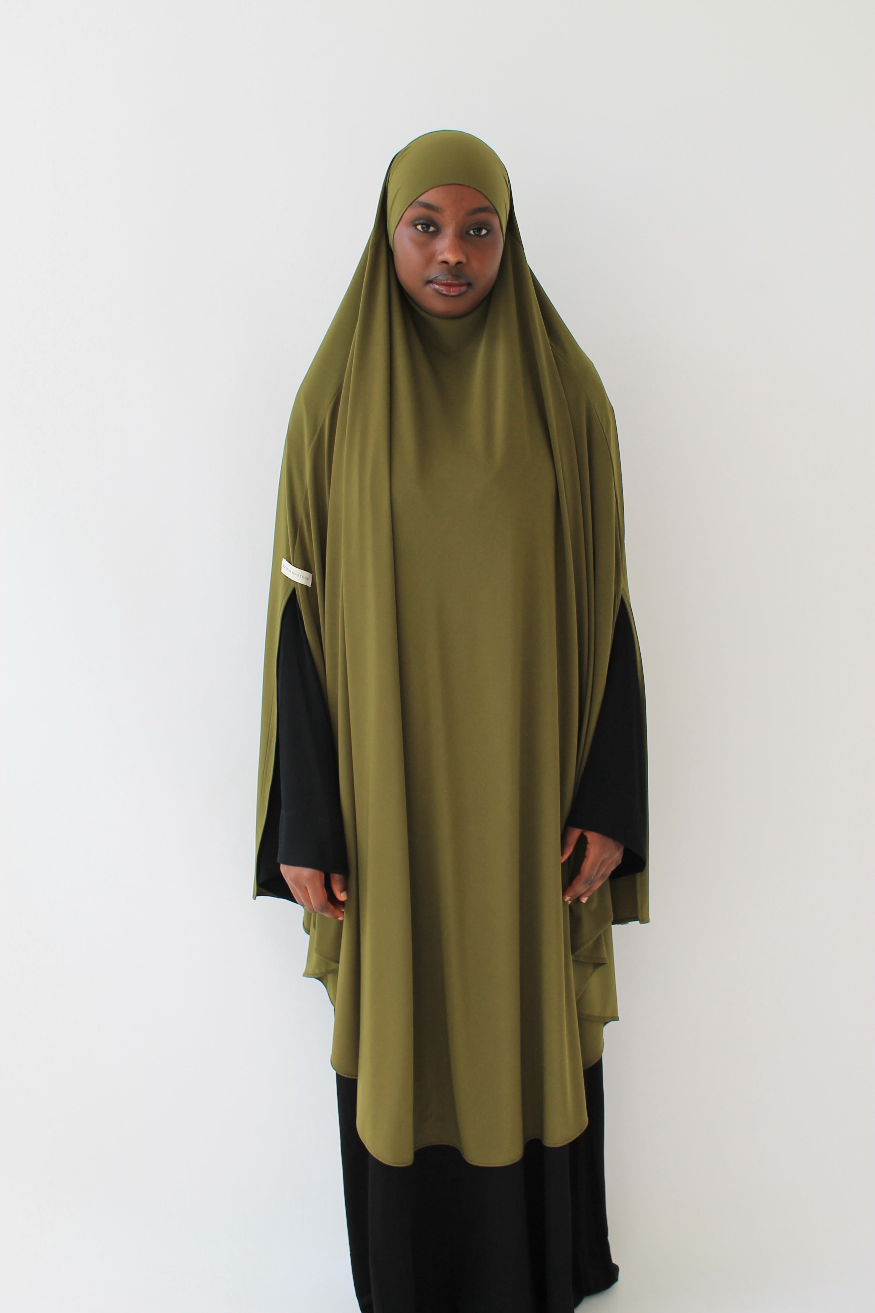 KHIMAR JERSEY PREMIUM À FENTES LONG Mayssa Mastour