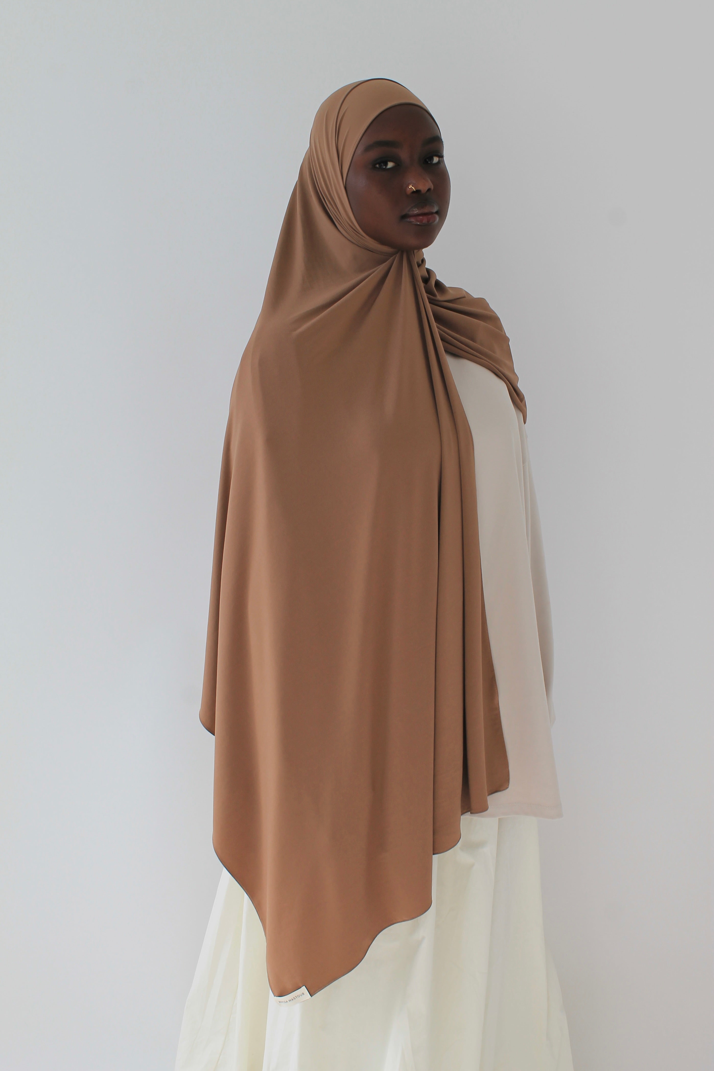 HIJAB JERSEY PREMIUM CAMEL Mayssa Mastour