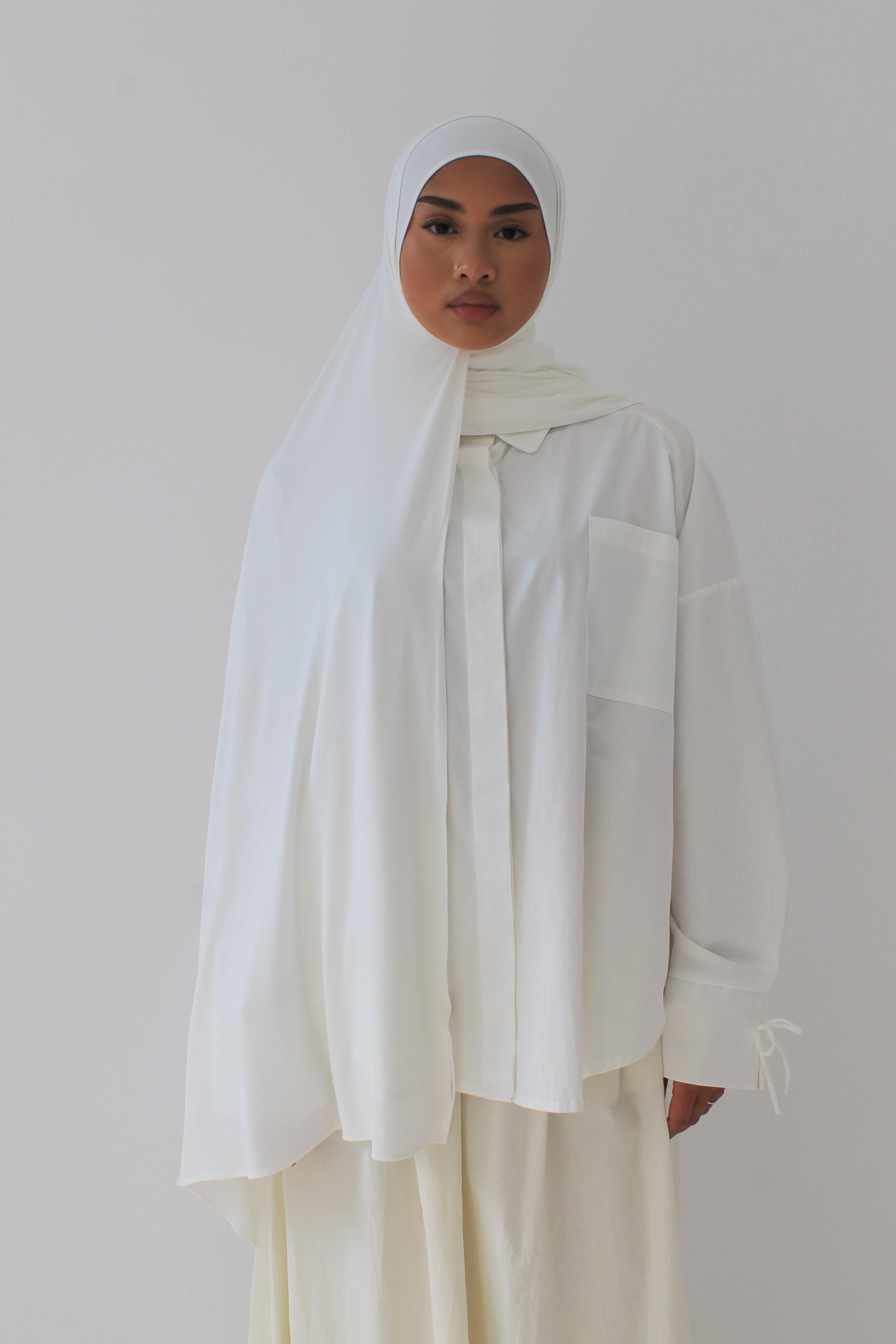 HIJAB JERSEY BAMBOO BLANC Mayssa Mastour