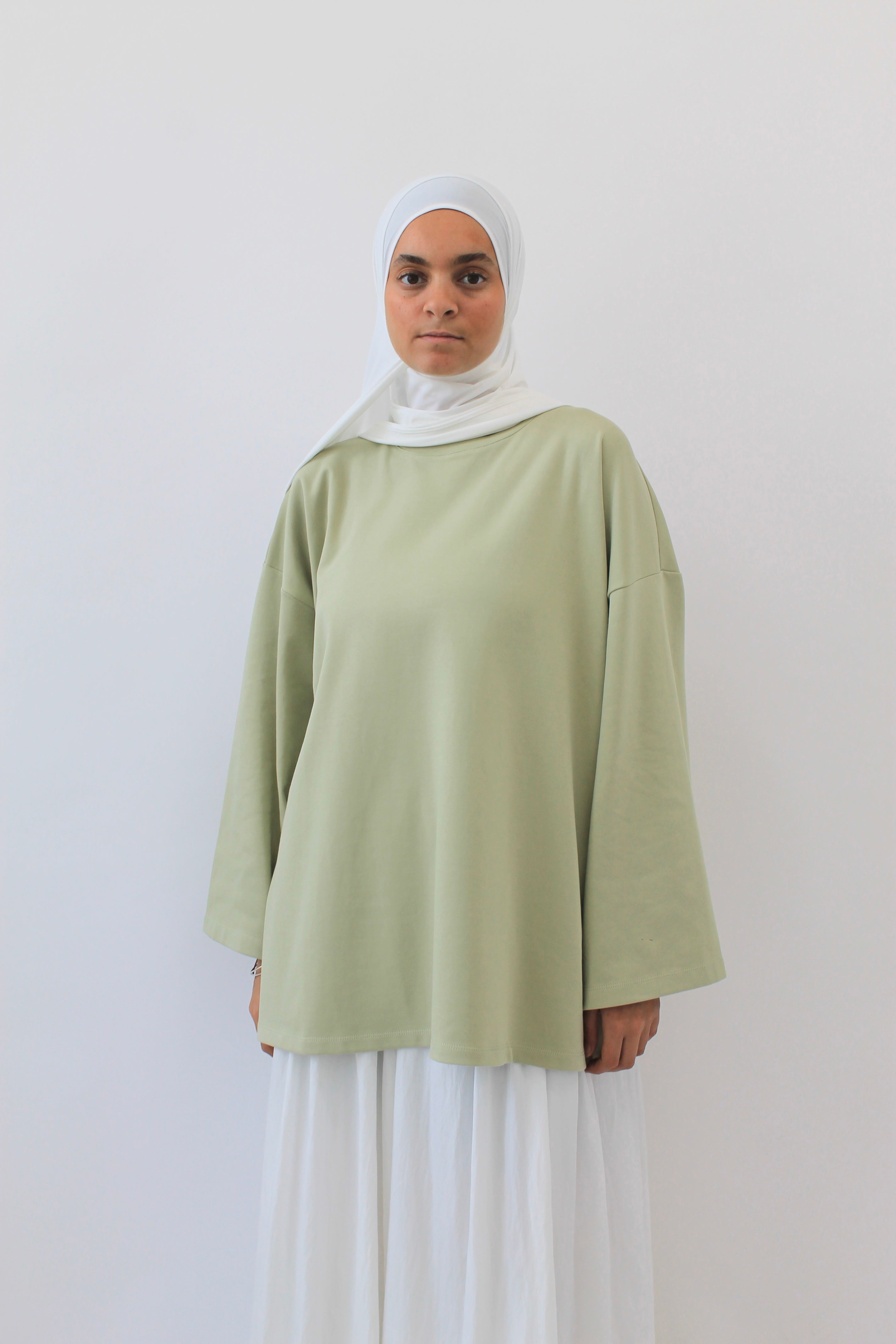 T-shirt Essential Vert Pastel Mayssa Mastour