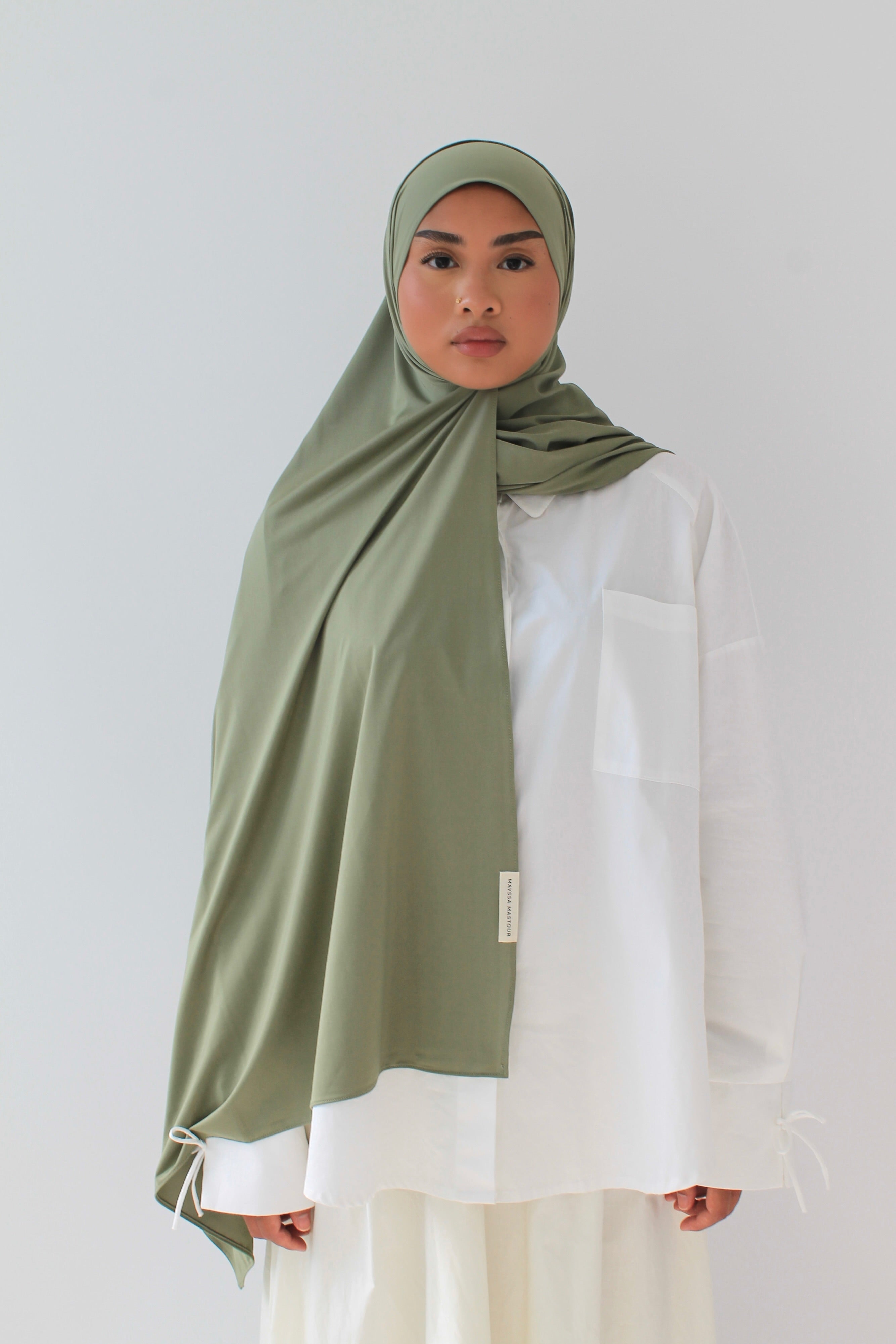 HIJAB JERSEY AIR TILLEUL Mayssa Mastour