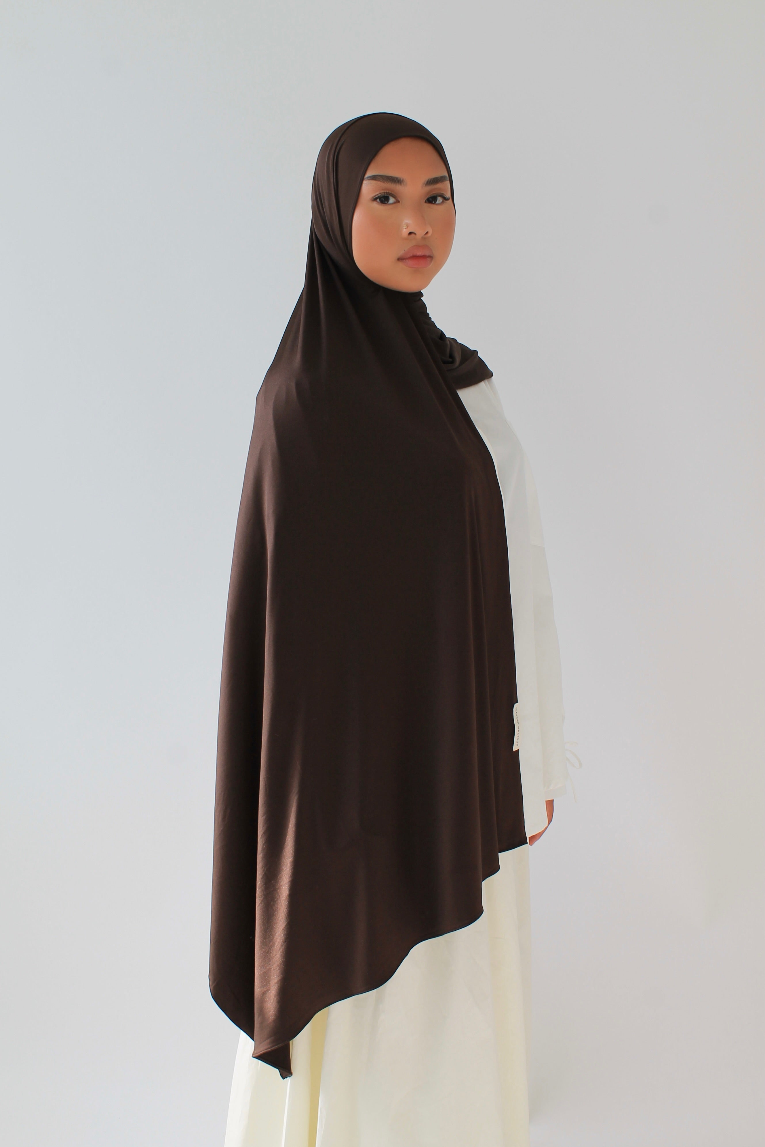 HIJAB JERSEY AIR MARRON Mayssa Mastour