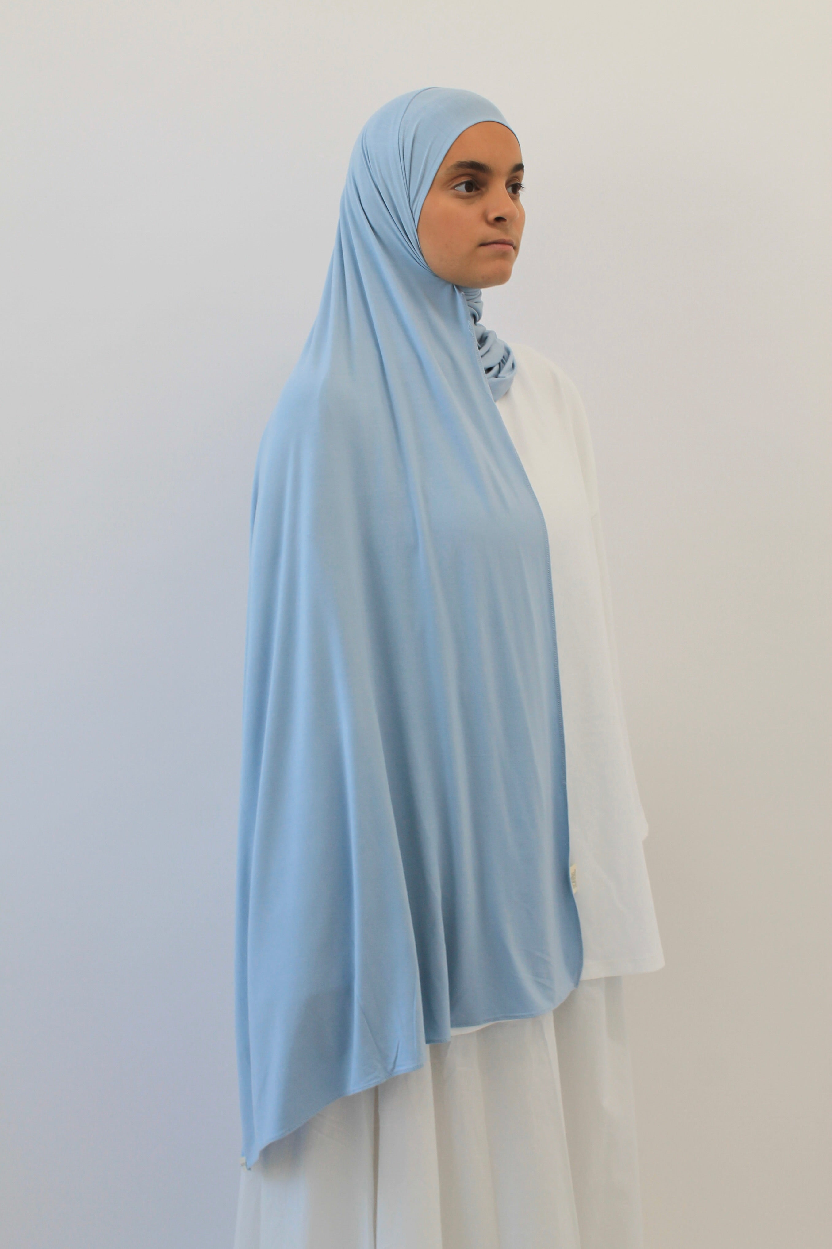 HIJAB JERSEY BAMBOO BLEU CLAIR Mayssa Mastour