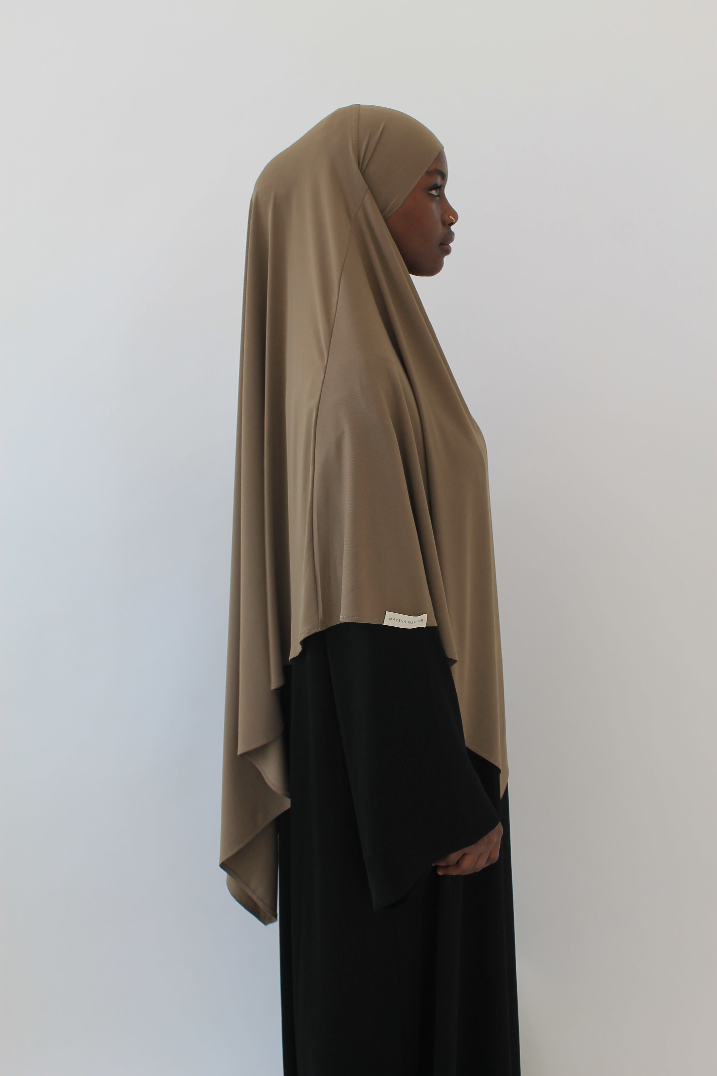 KHIMAR JERSEY PREMIUM COURT NOISETTE Mayssa Mastour