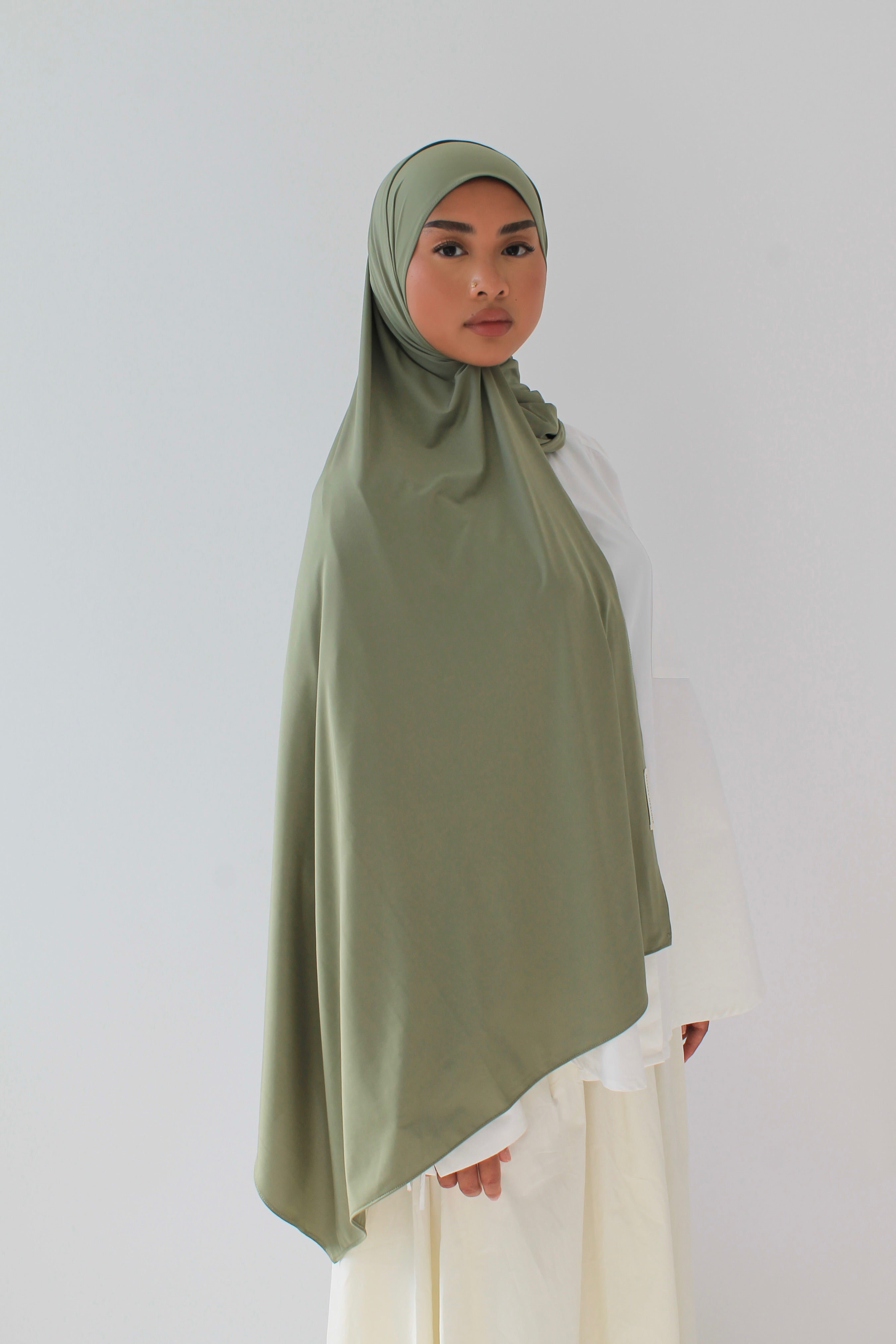 HIJAB JERSEY AIR TILLEUL Mayssa Mastour