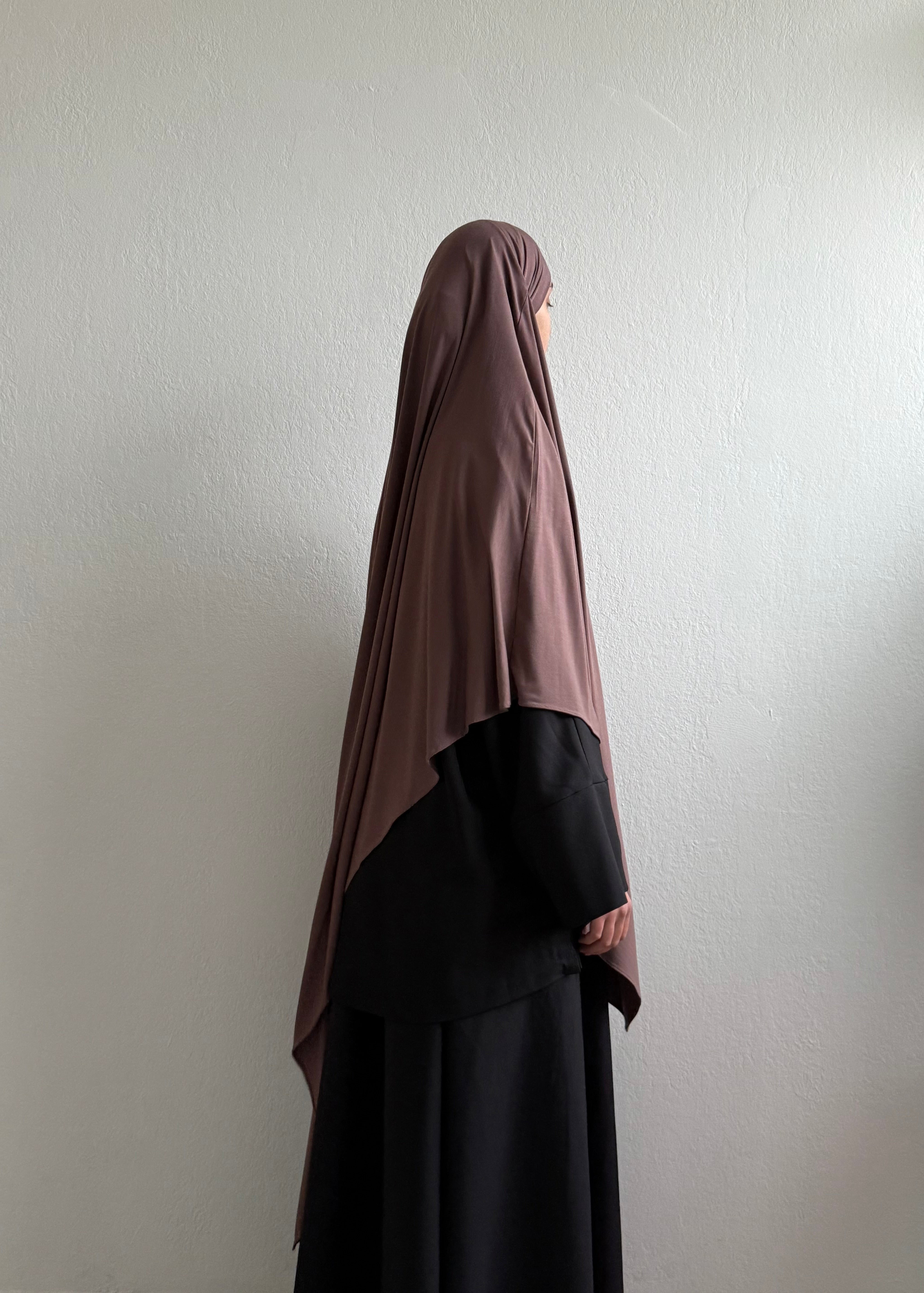 KHIMAR JERSEY BAMBOO COURT KAKI Mayssa Mastour