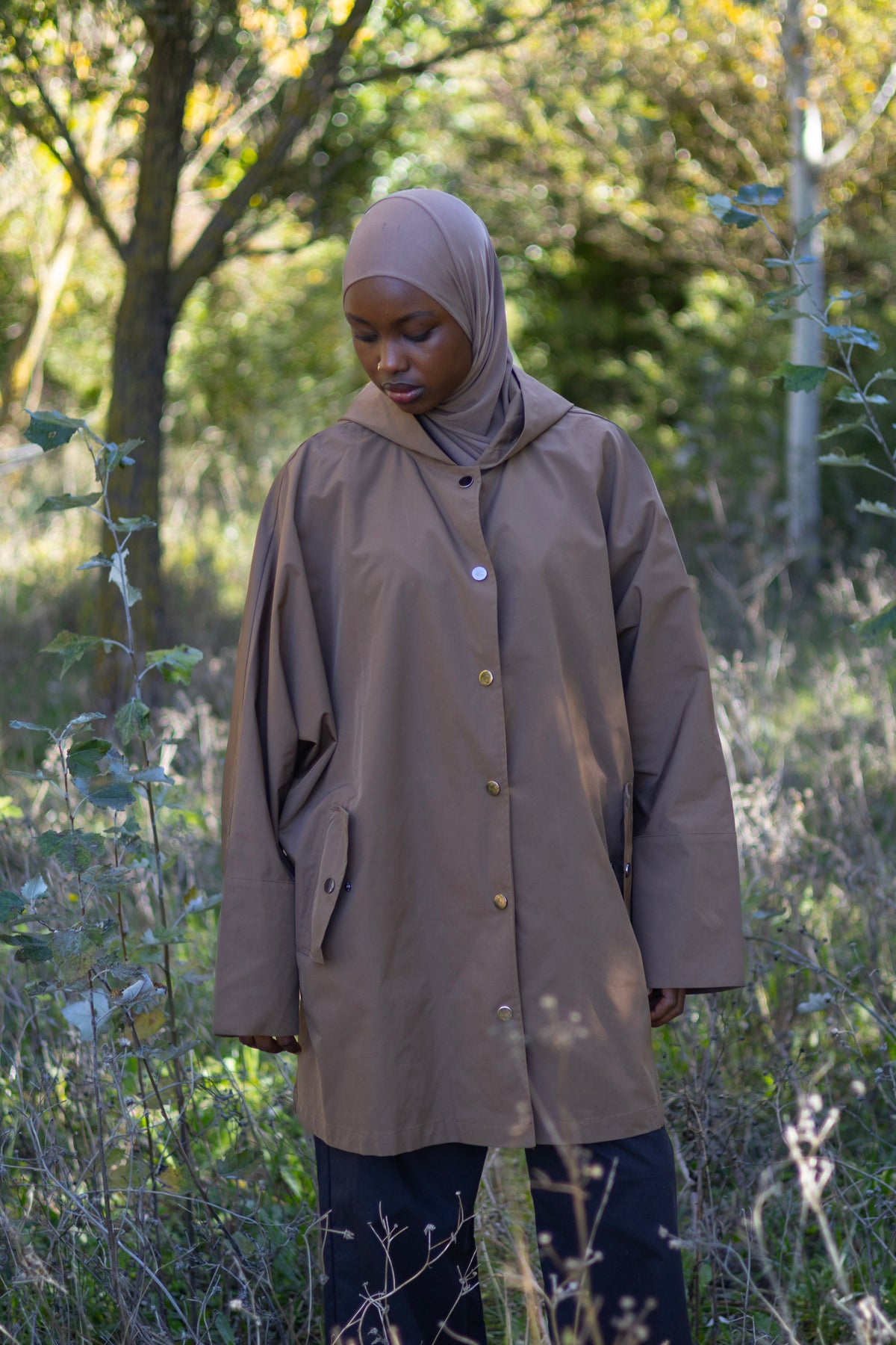 LA PARKA COURTE CAMEL Mayssa Mastour