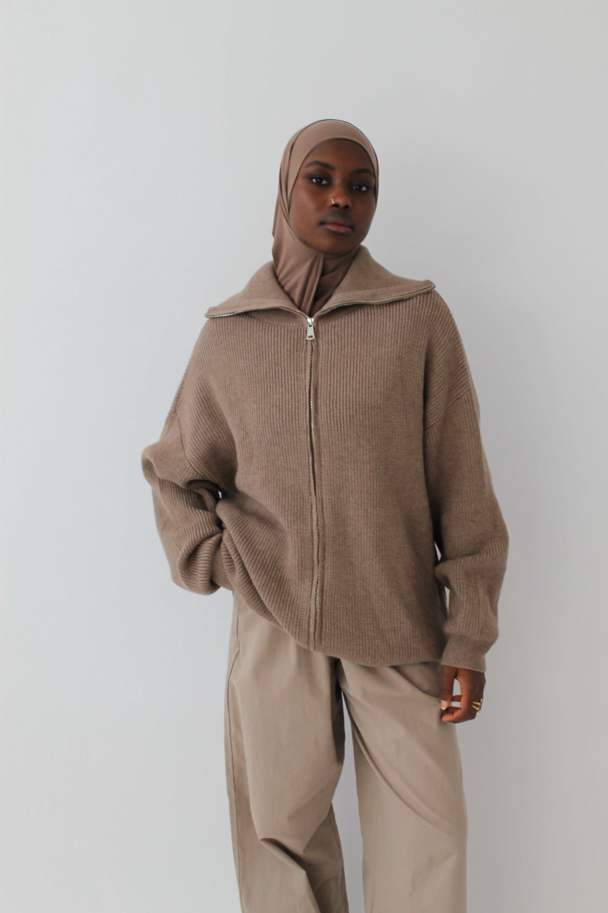 GILET ZIPPÉ Mayssa Mastour