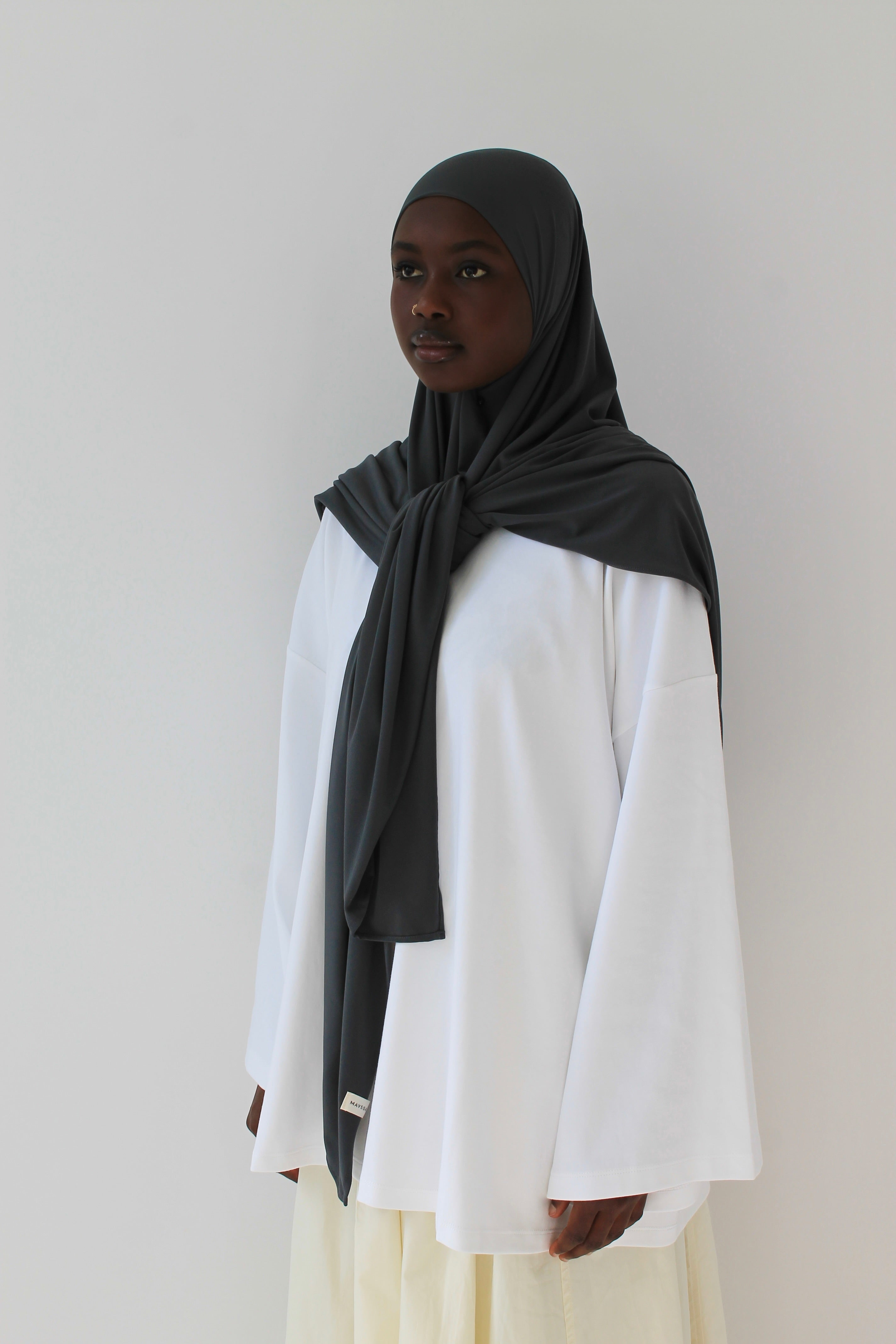 HIJAB CARRÉ JERSEY PREMIUM Mayssa Mastour