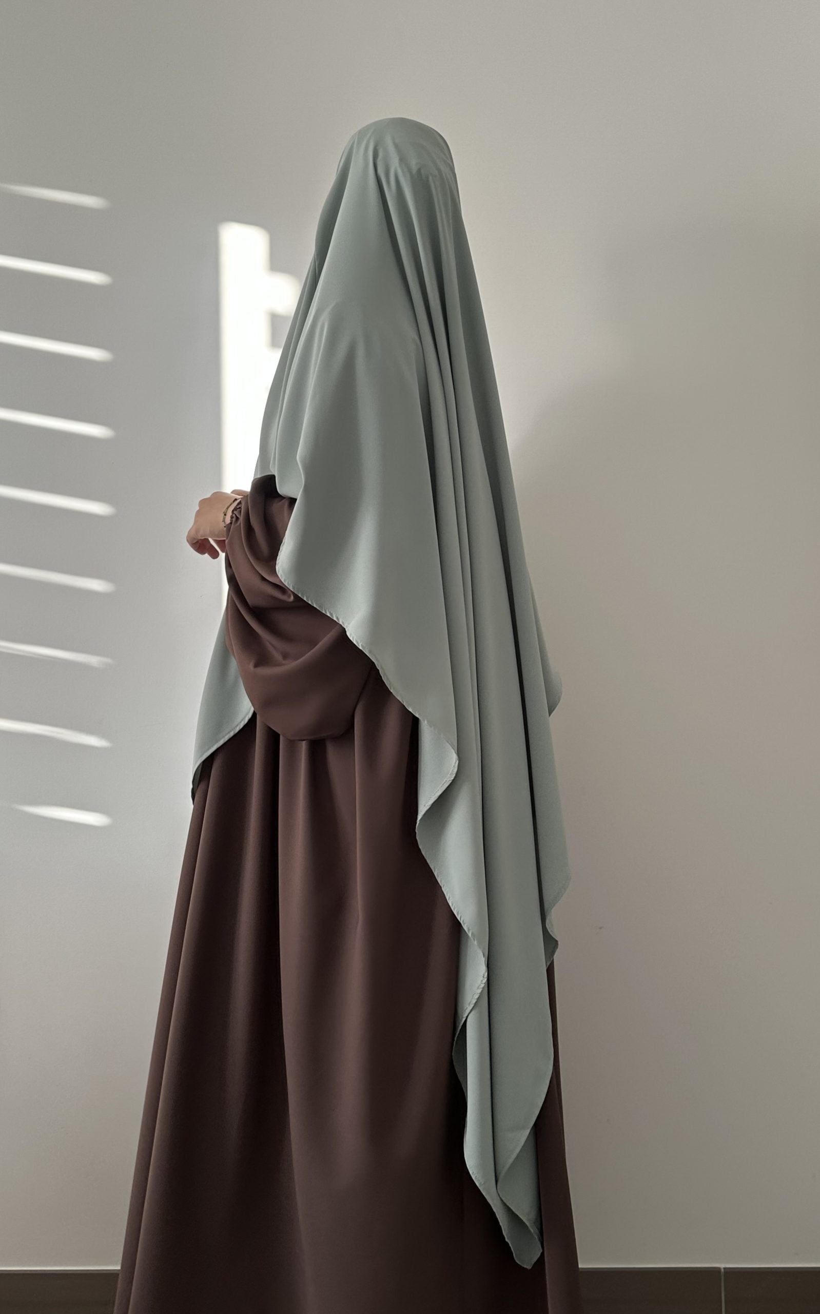 KHIMAR SOIE DE MEDINE LONG ( QUALITE PREMIUM )