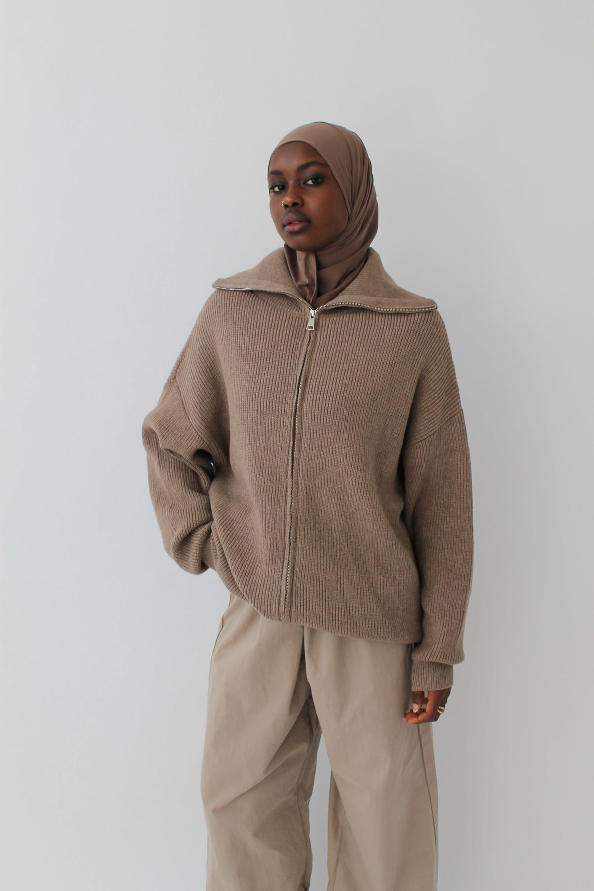 GILET ZIPPÉ Mayssa Mastour