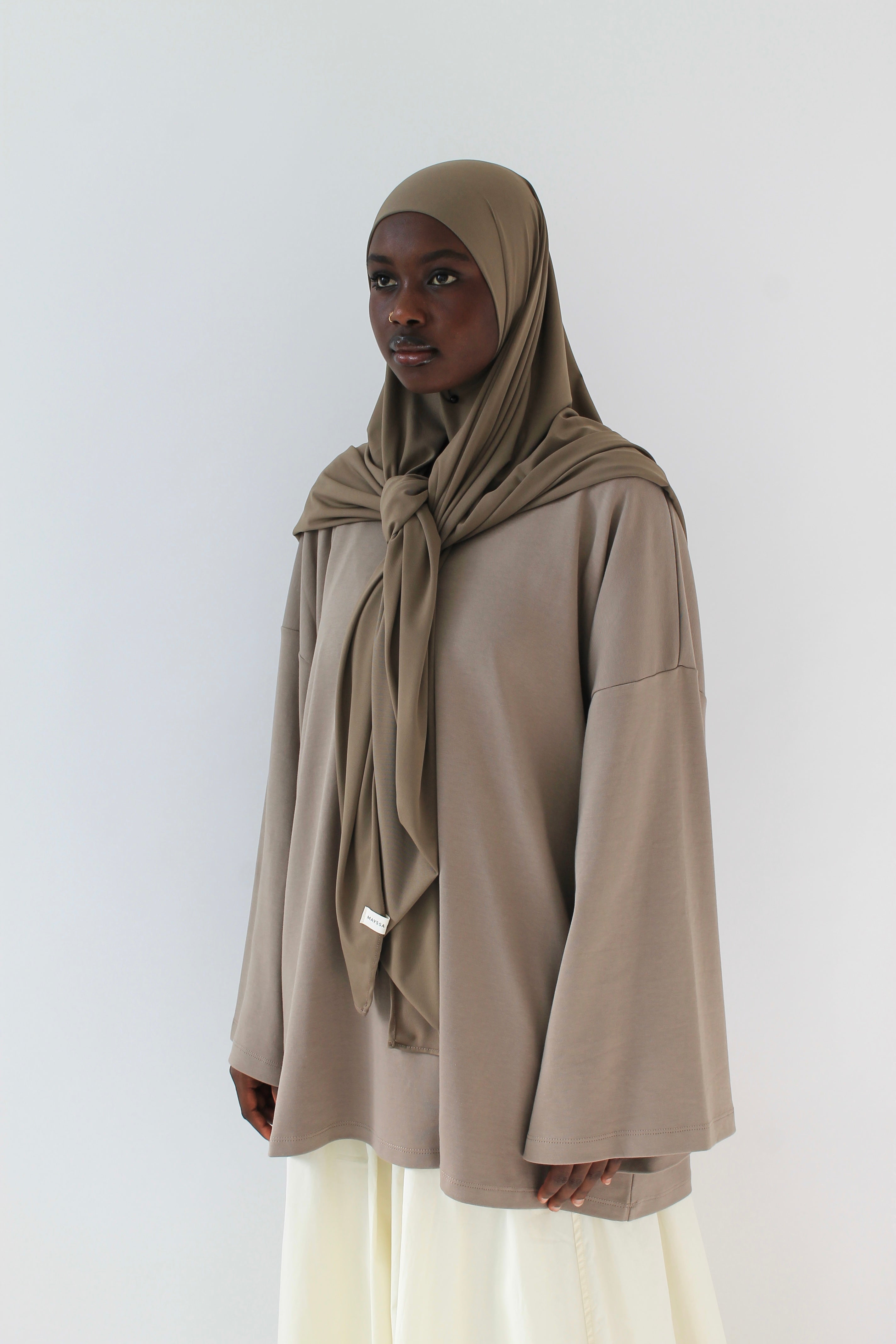 HIJAB CARRÉ JERSEY PREMIUM Mayssa Mastour