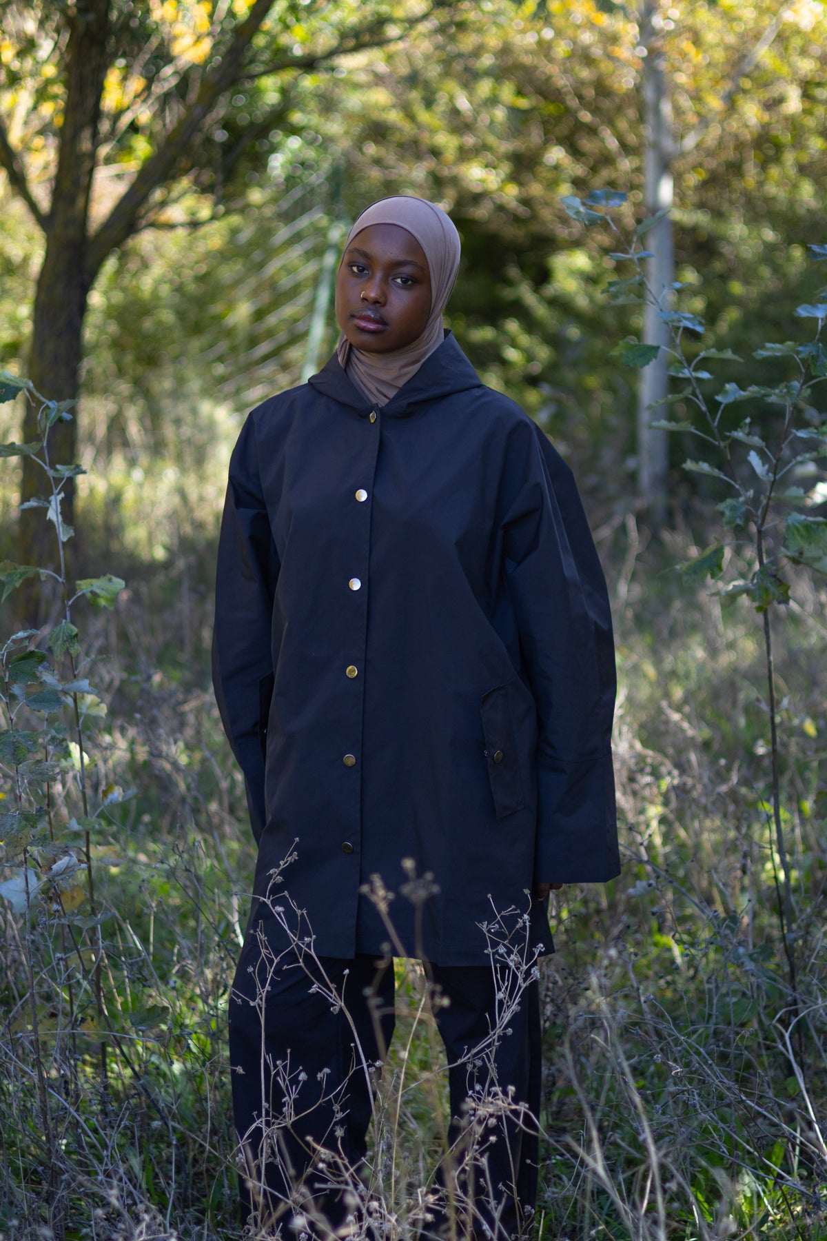 LA PARKA COURTE NOIR Mayssa Mastour