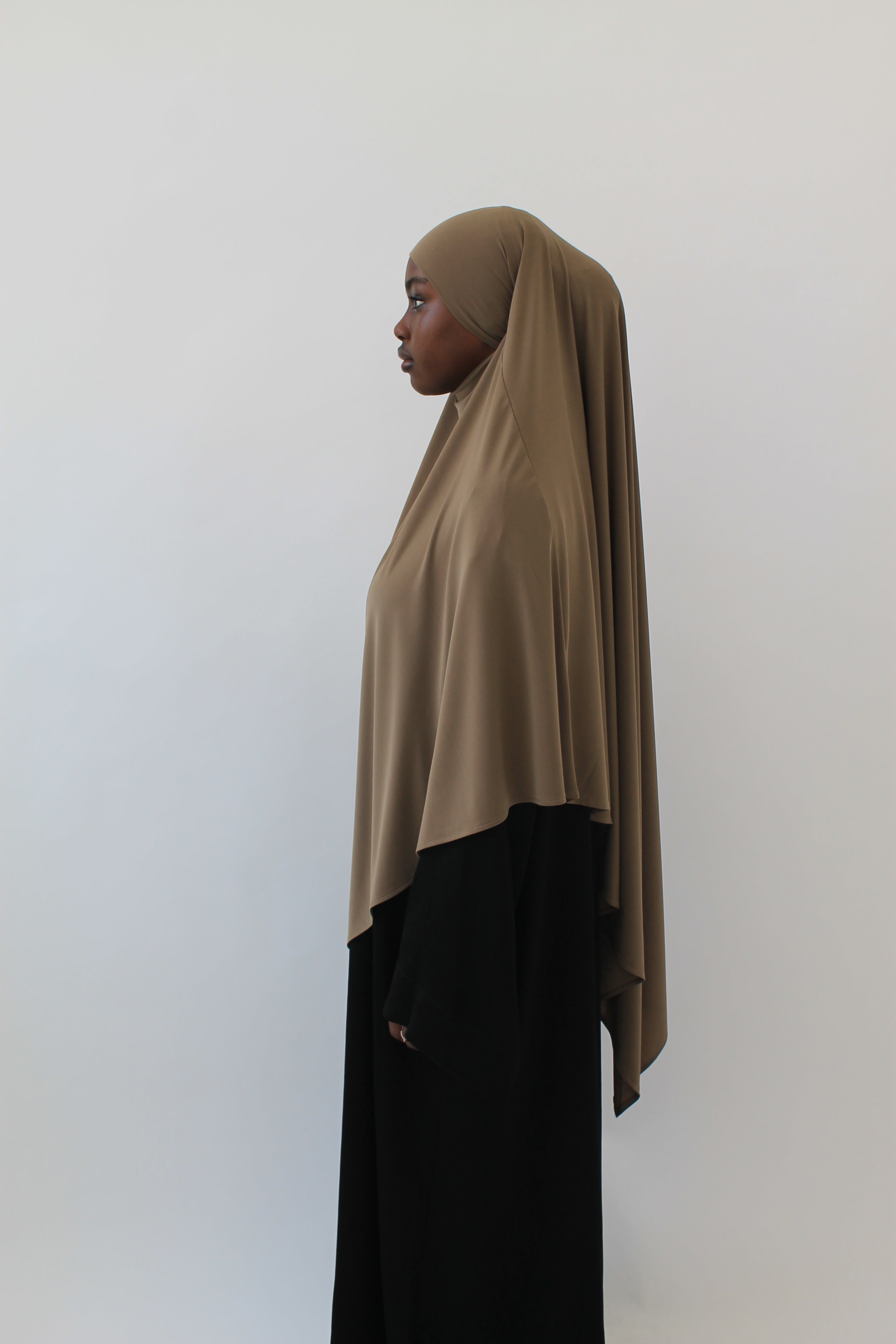 KHIMAR JERSEY PREMIUM COURT NOISETTE Mayssa Mastour