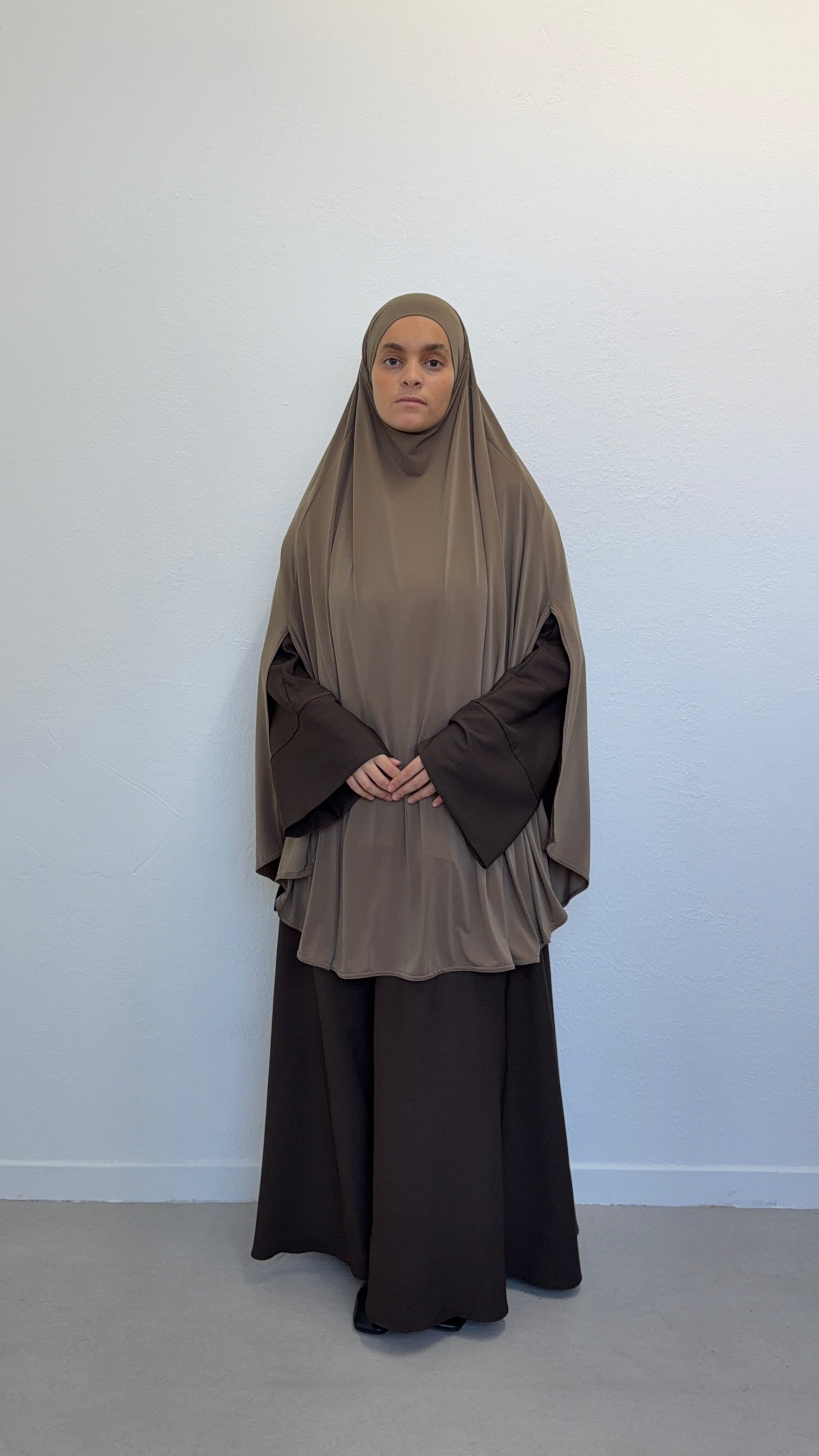 KHIMAR JERSEY PREMIUM À FENTES Mayssa Mastour