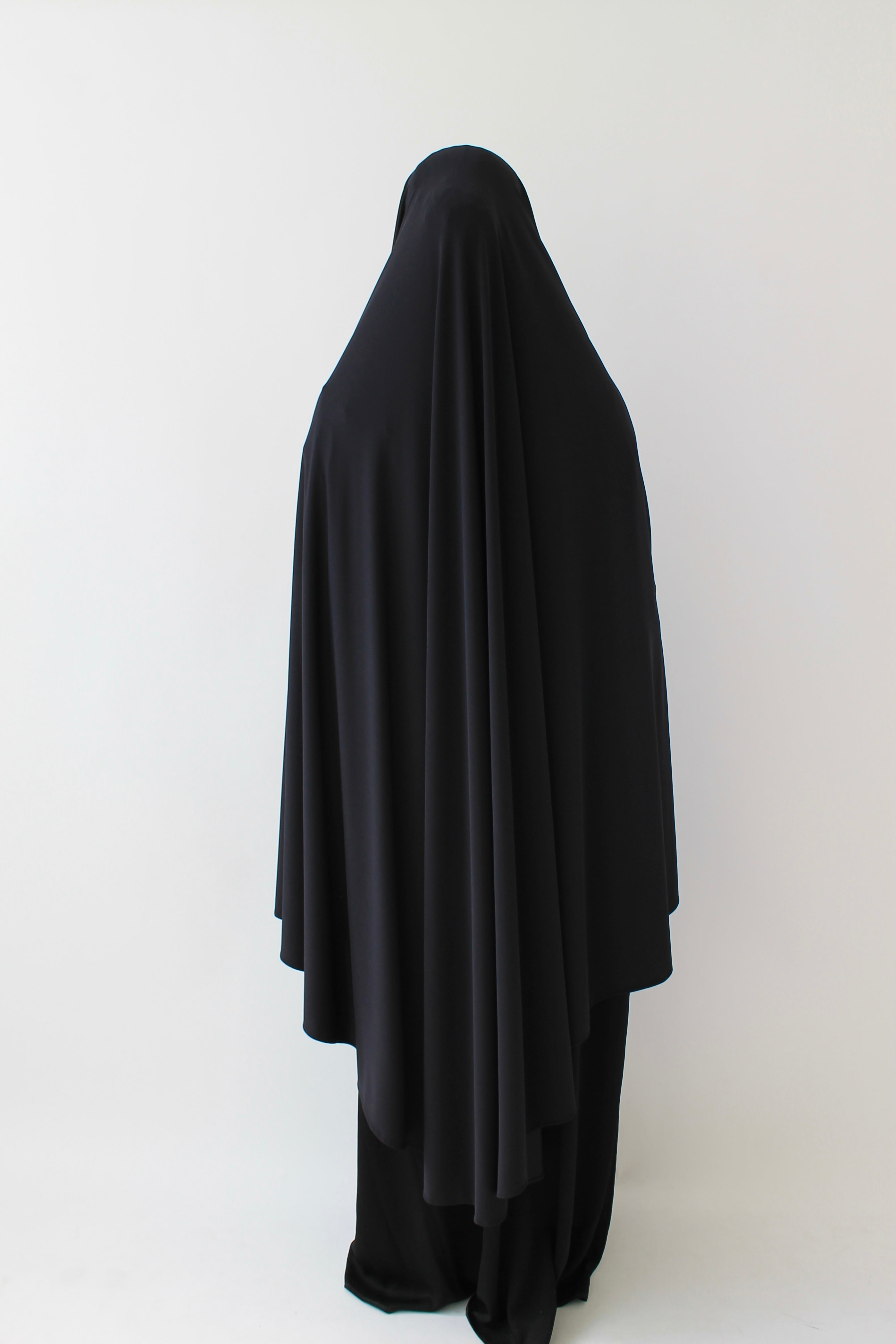 KHIMAR JERSEY PREMIUM À FENTES LONG Mayssa Mastour