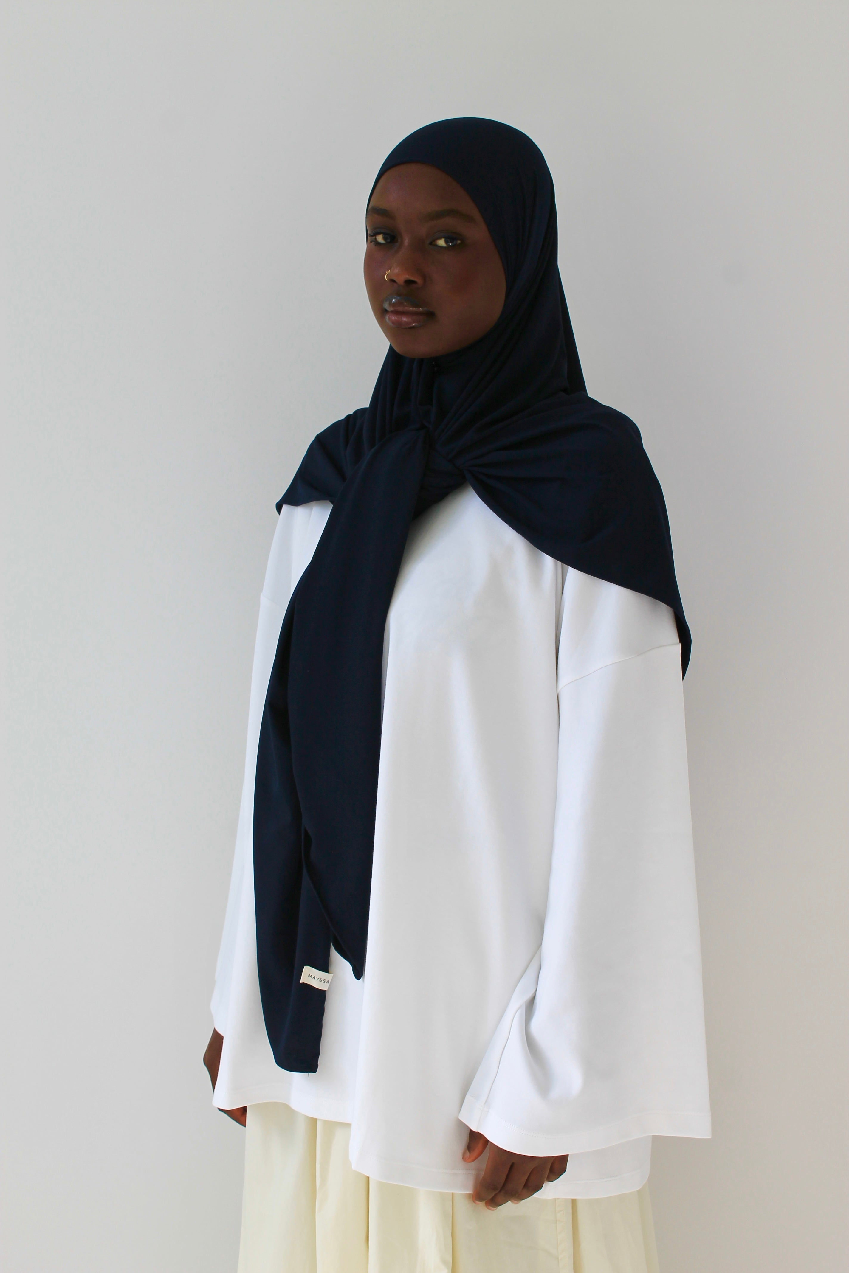 HIJAB CARRÉ JERSEY PREMIUM Mayssa Mastour