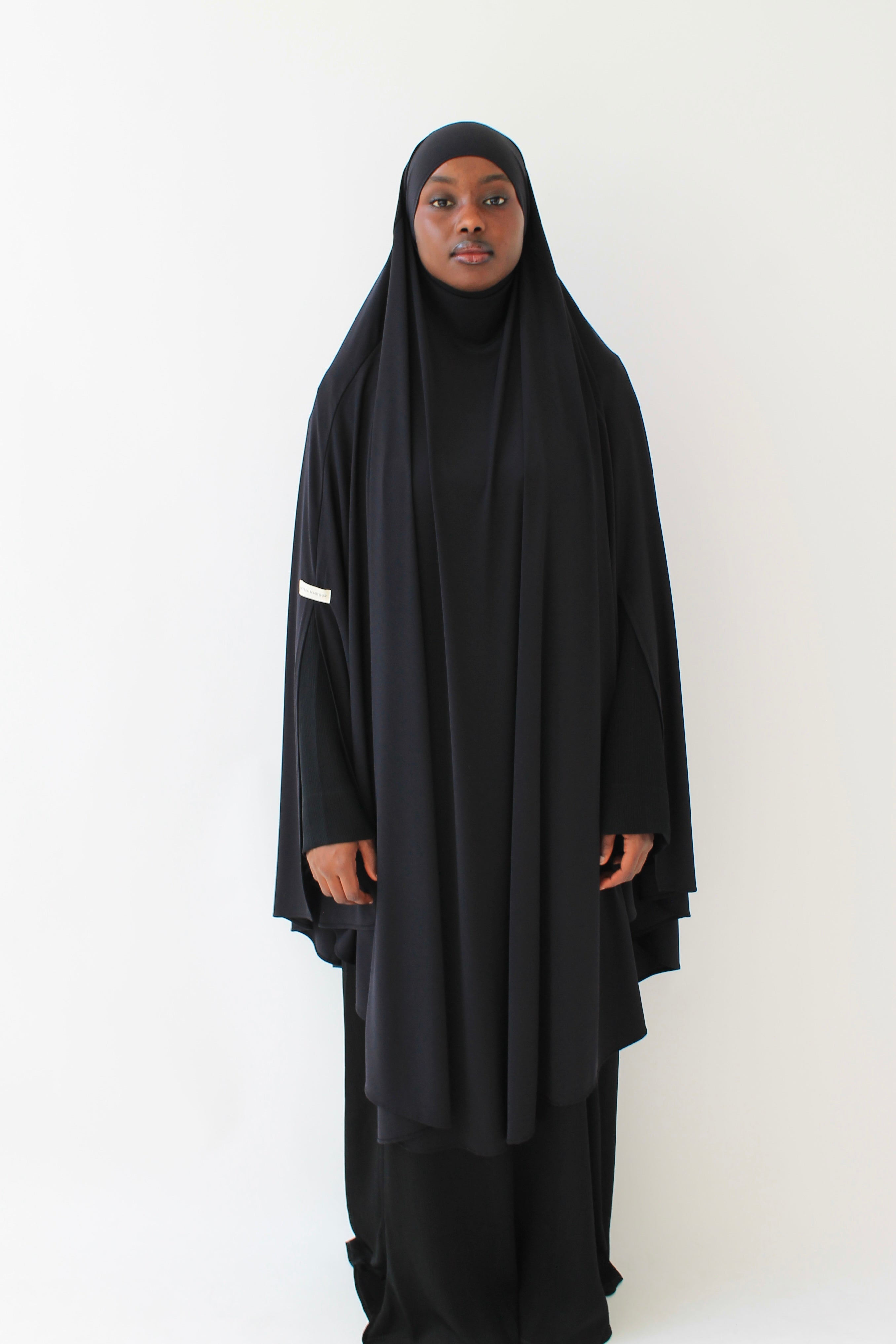 KHIMAR JERSEY PREMIUM À FENTES LONG Mayssa Mastour