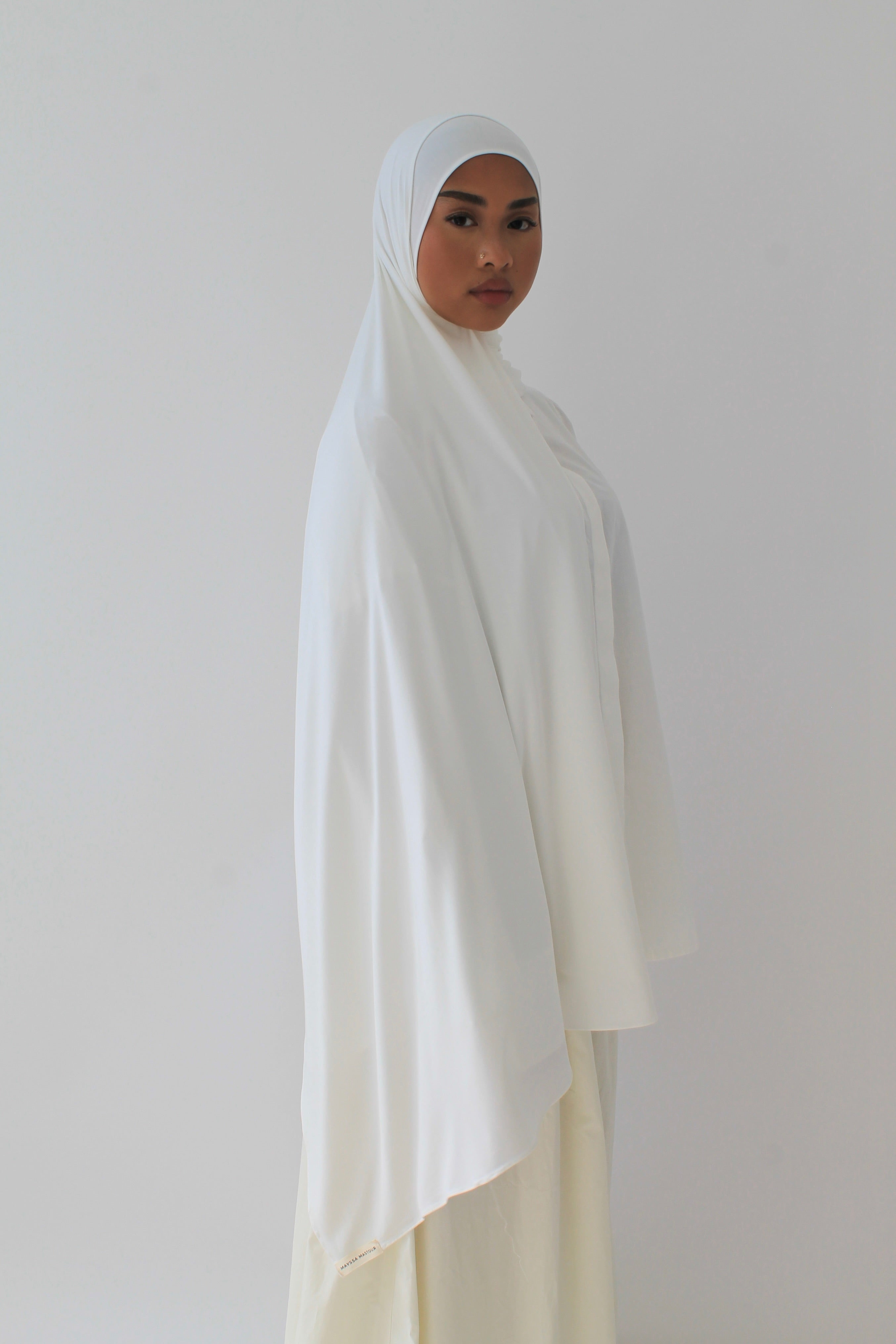 HIJAB JERSEY BAMBOO BLANC Mayssa Mastour