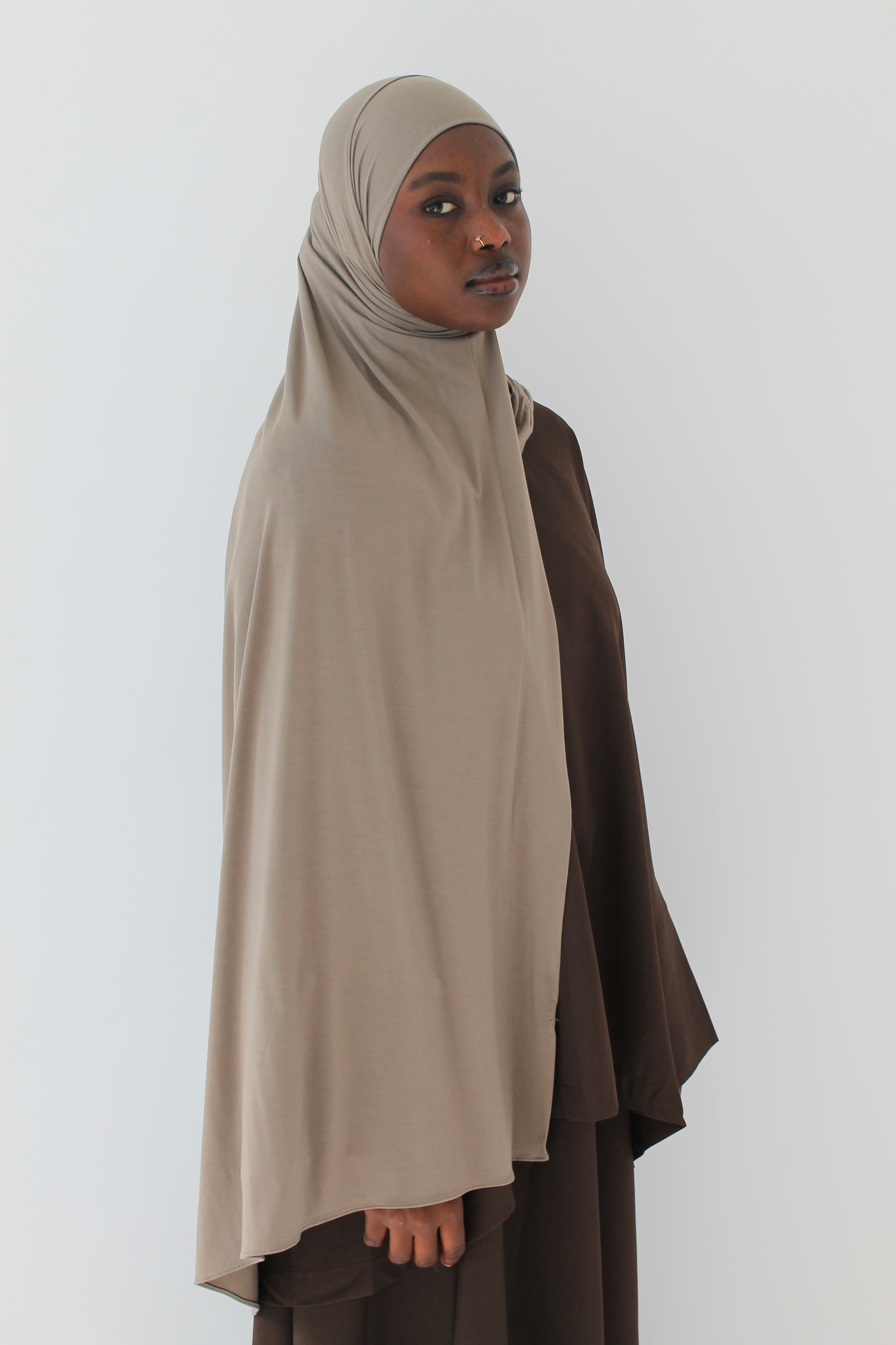 HIJAB JERSEY BAMBOO TAUPE Mayssa Mastour