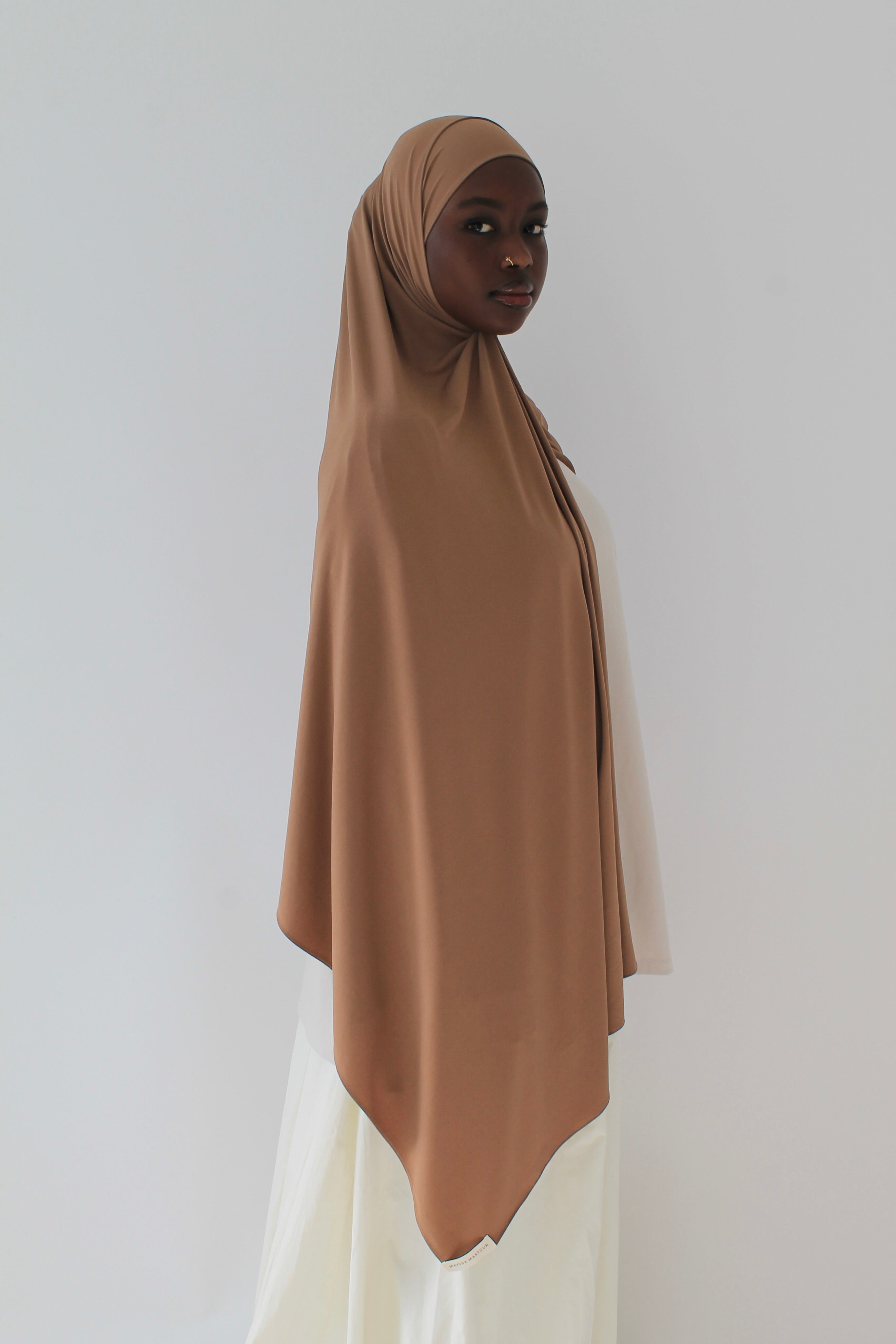HIJAB JERSEY PREMIUM CAMEL Mayssa Mastour