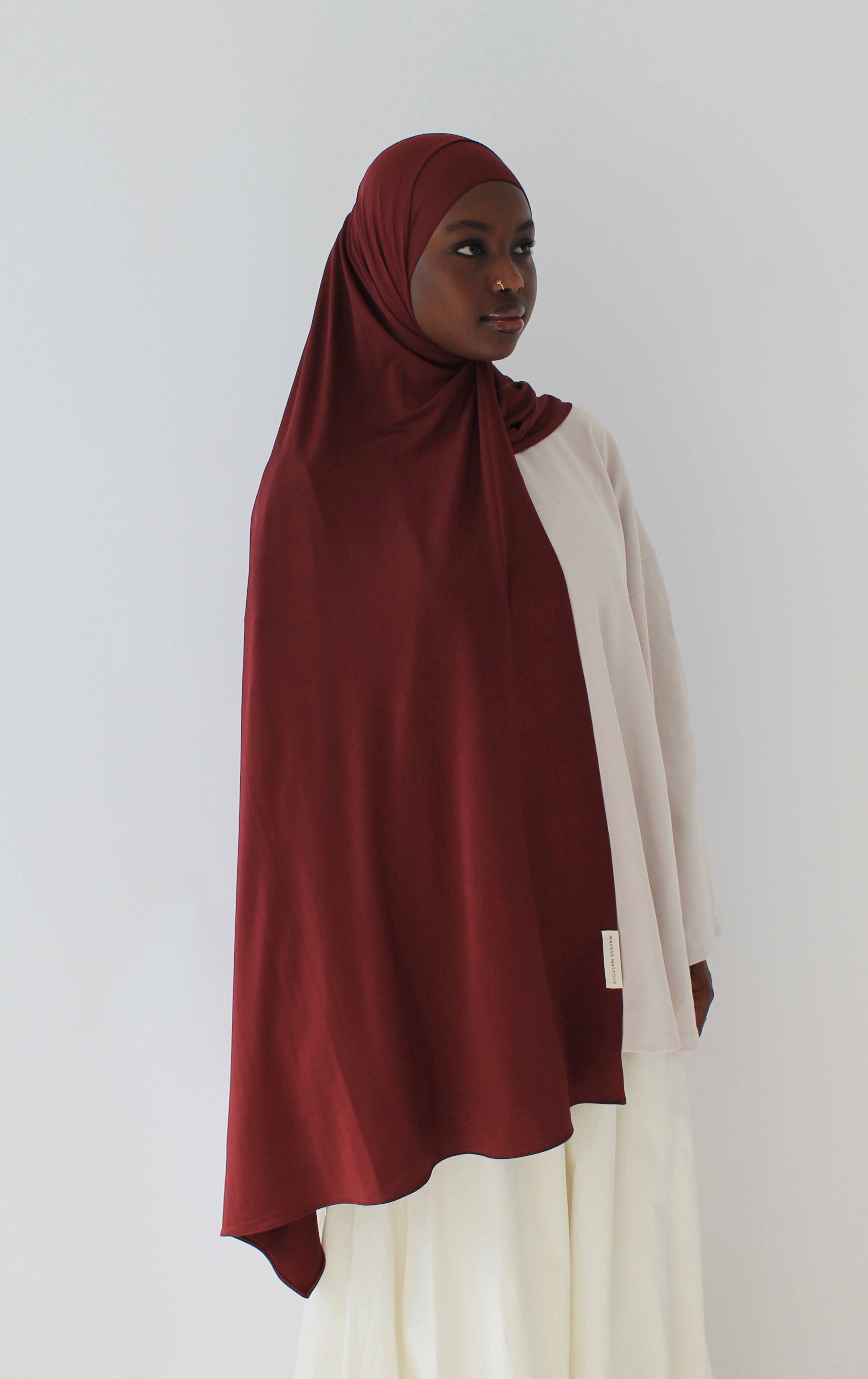 HIJAB JERSEY AIR BORDEAUX Mayssa Mastour