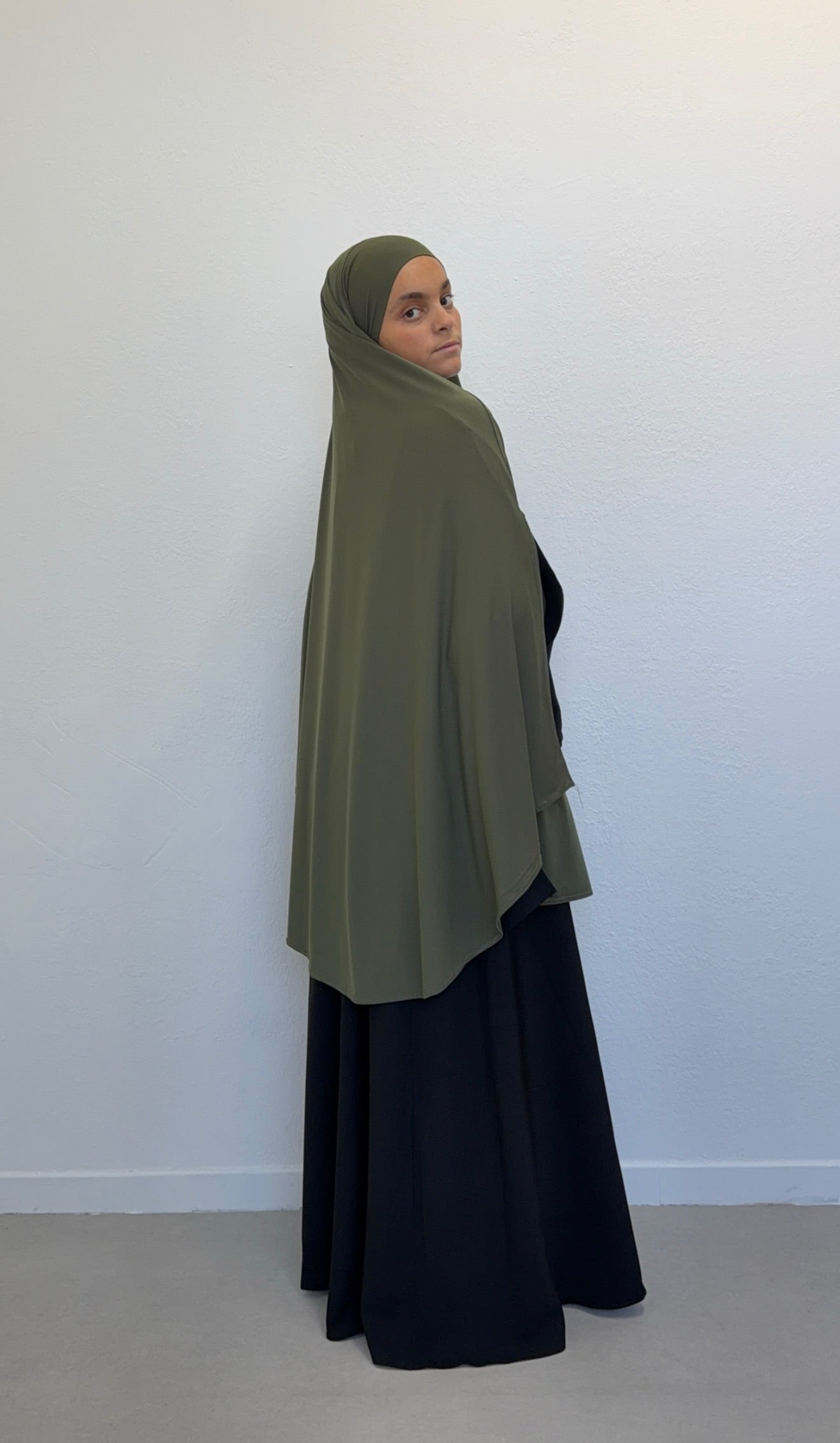 KHIMAR JERSEY PREMIUM À FENTES Mayssa Mastour