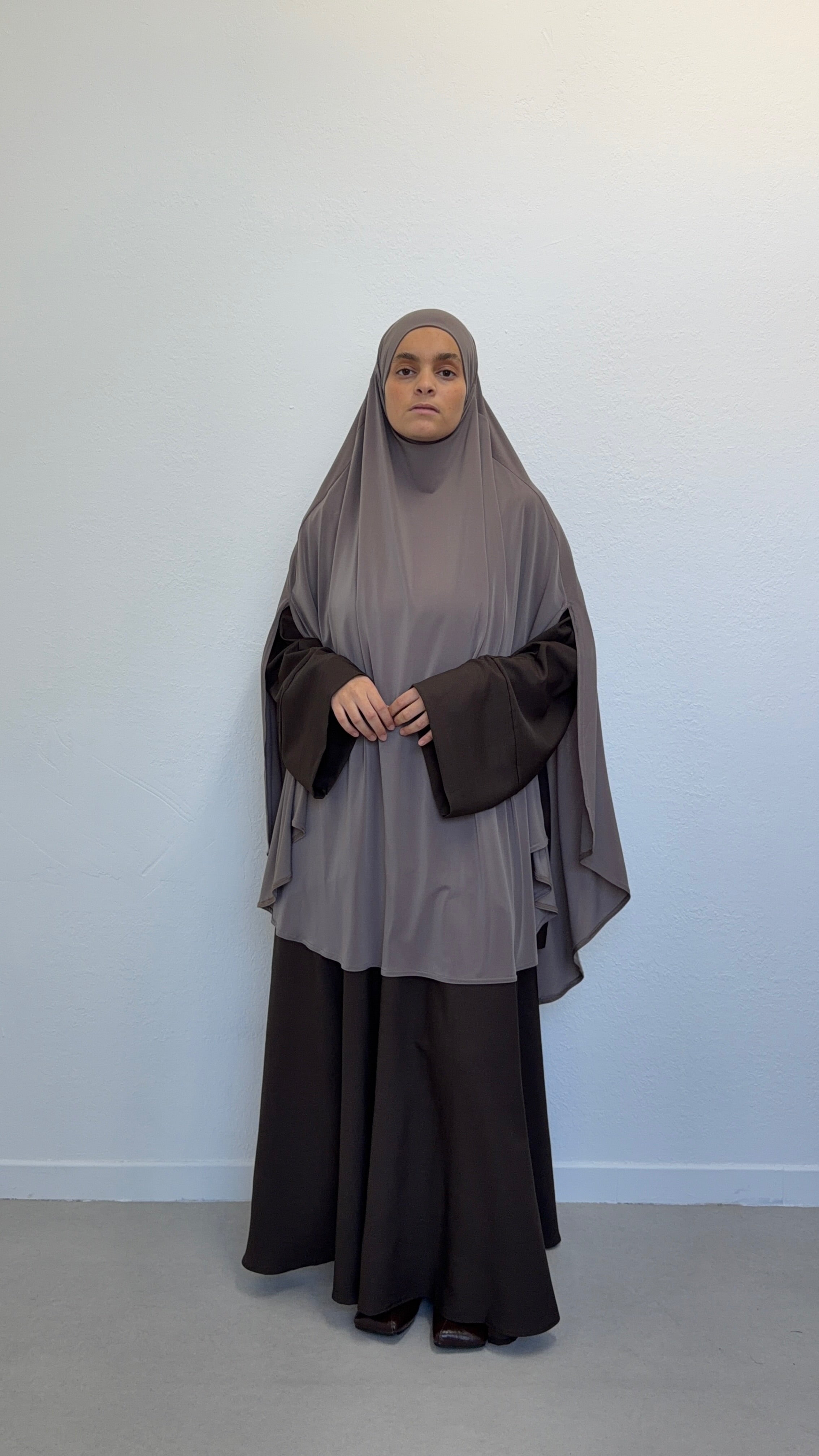 KHIMAR JERSEY PREMIUM À FENTES Mayssa Mastour