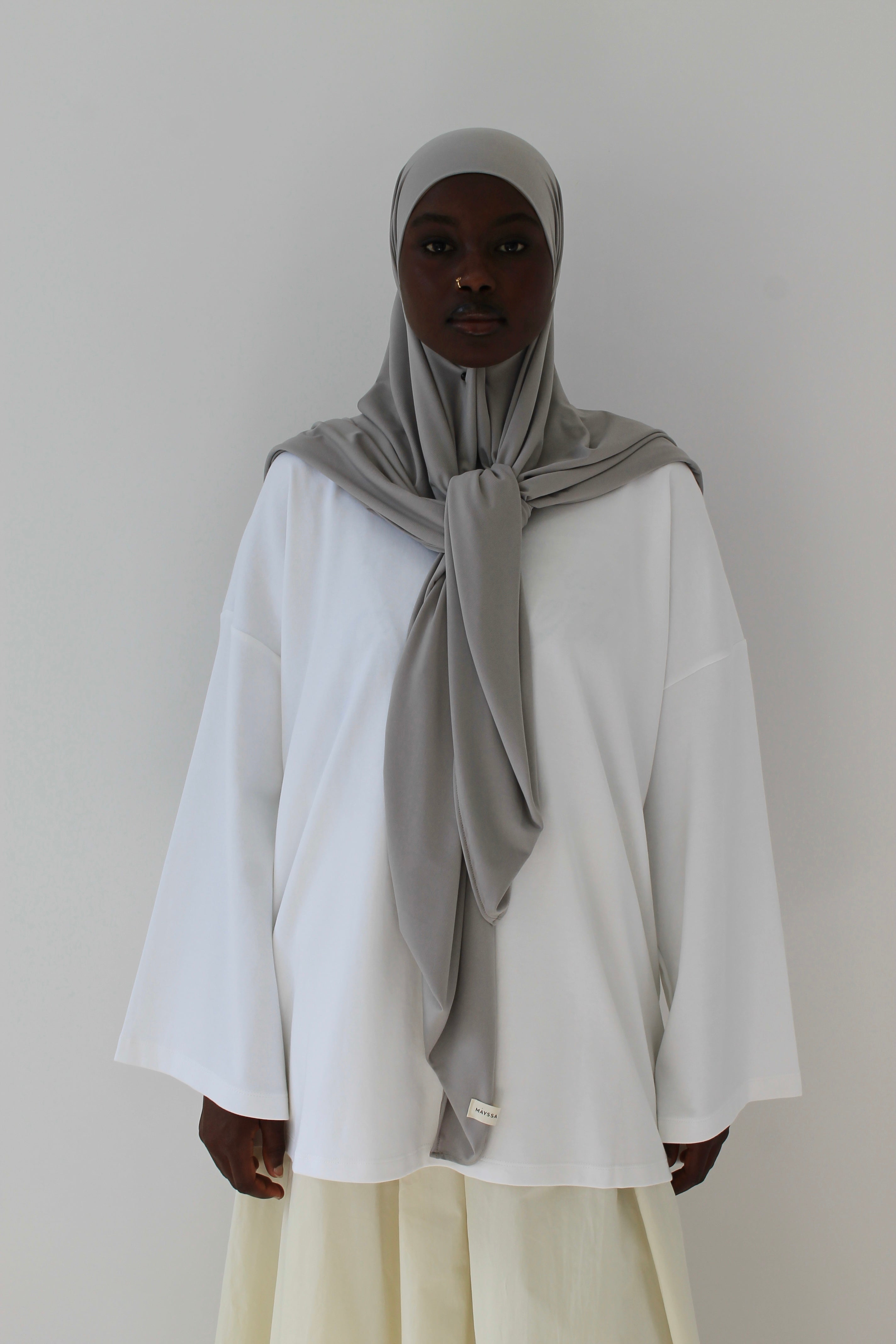 HIJAB CARRÉ JERSEY PREMIUM Mayssa Mastour