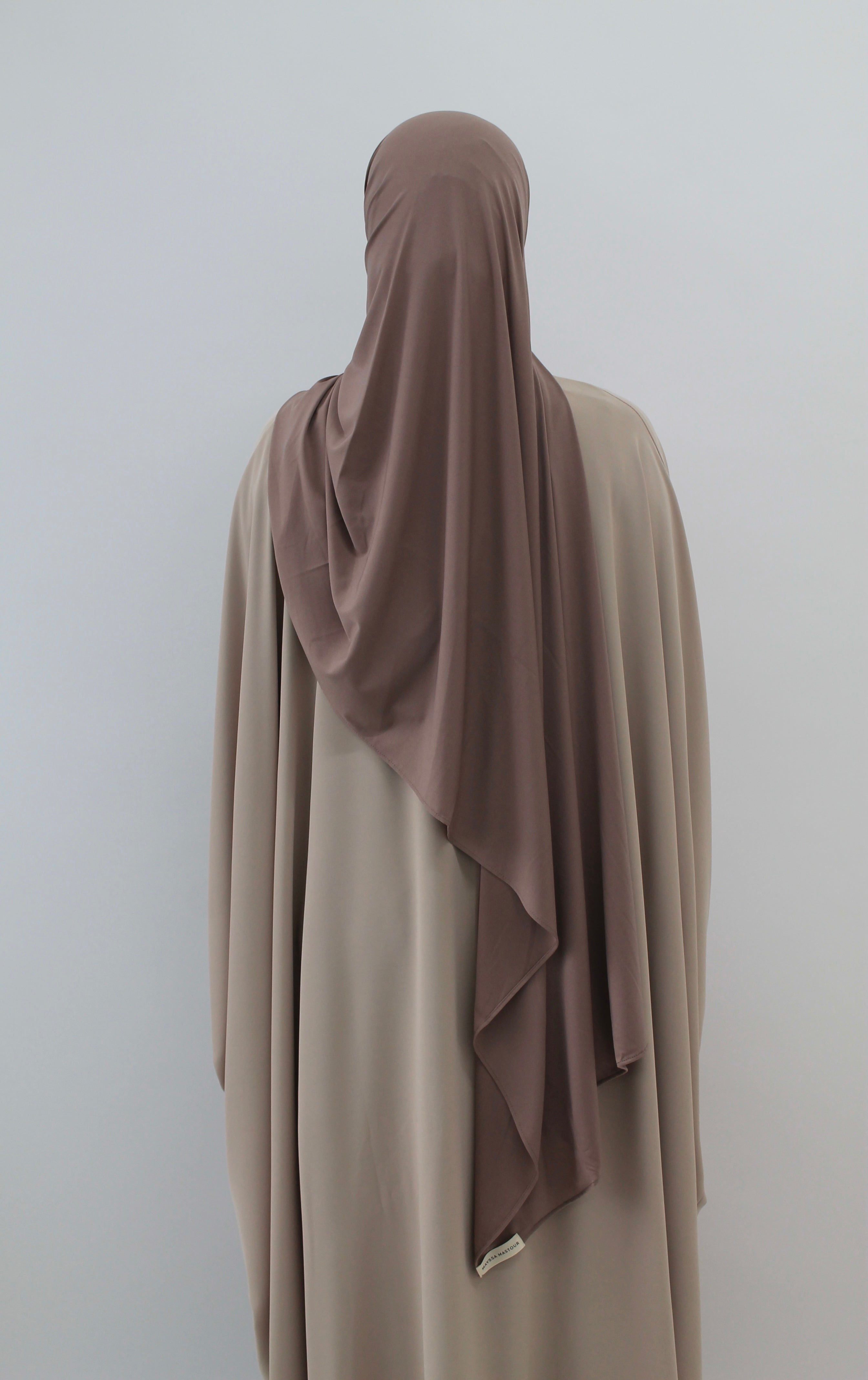 HIJAB JERSEY PREMIUM Taupe rosé Mayssa Mastour