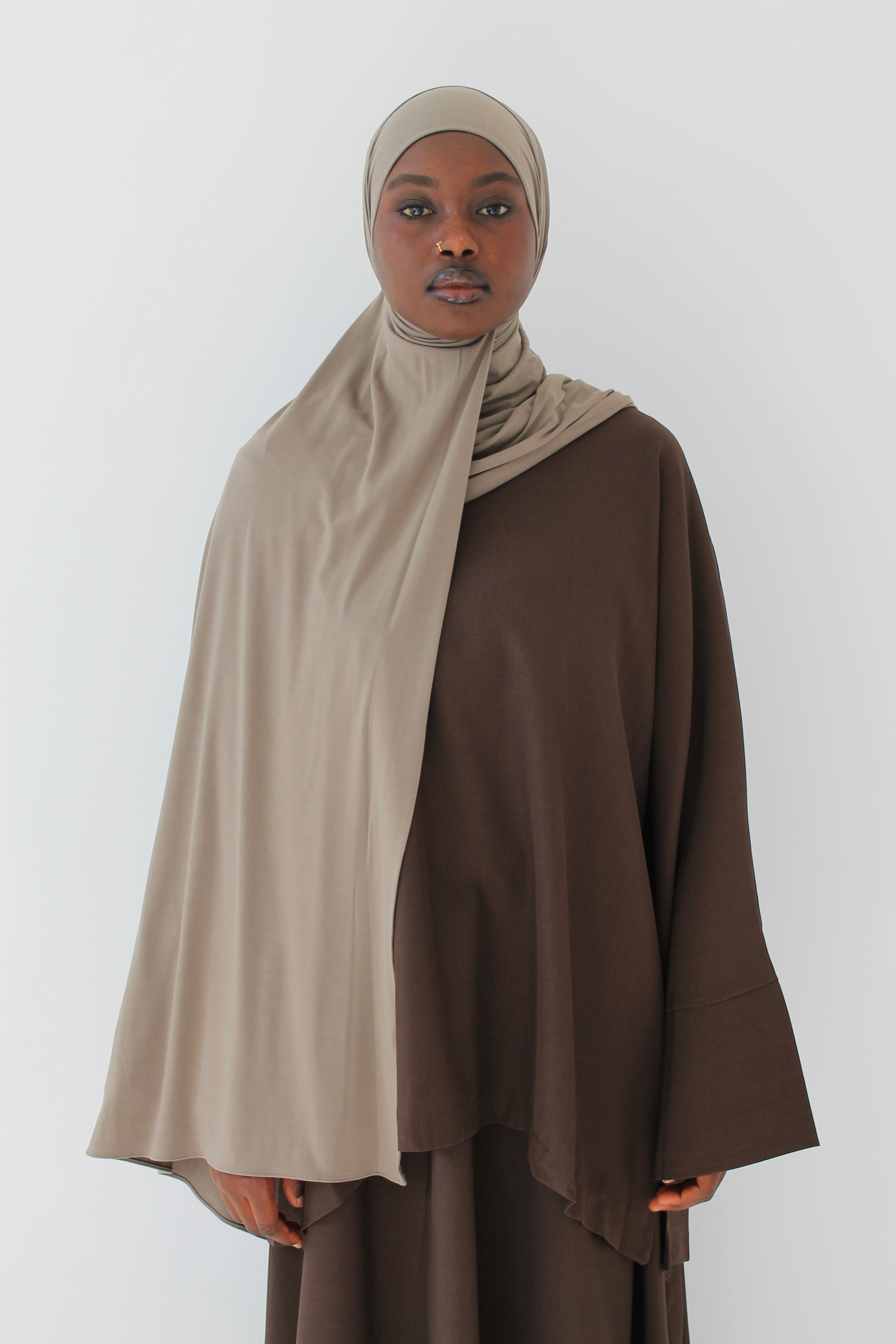HIJAB JERSEY BAMBOO TAUPE Mayssa Mastour