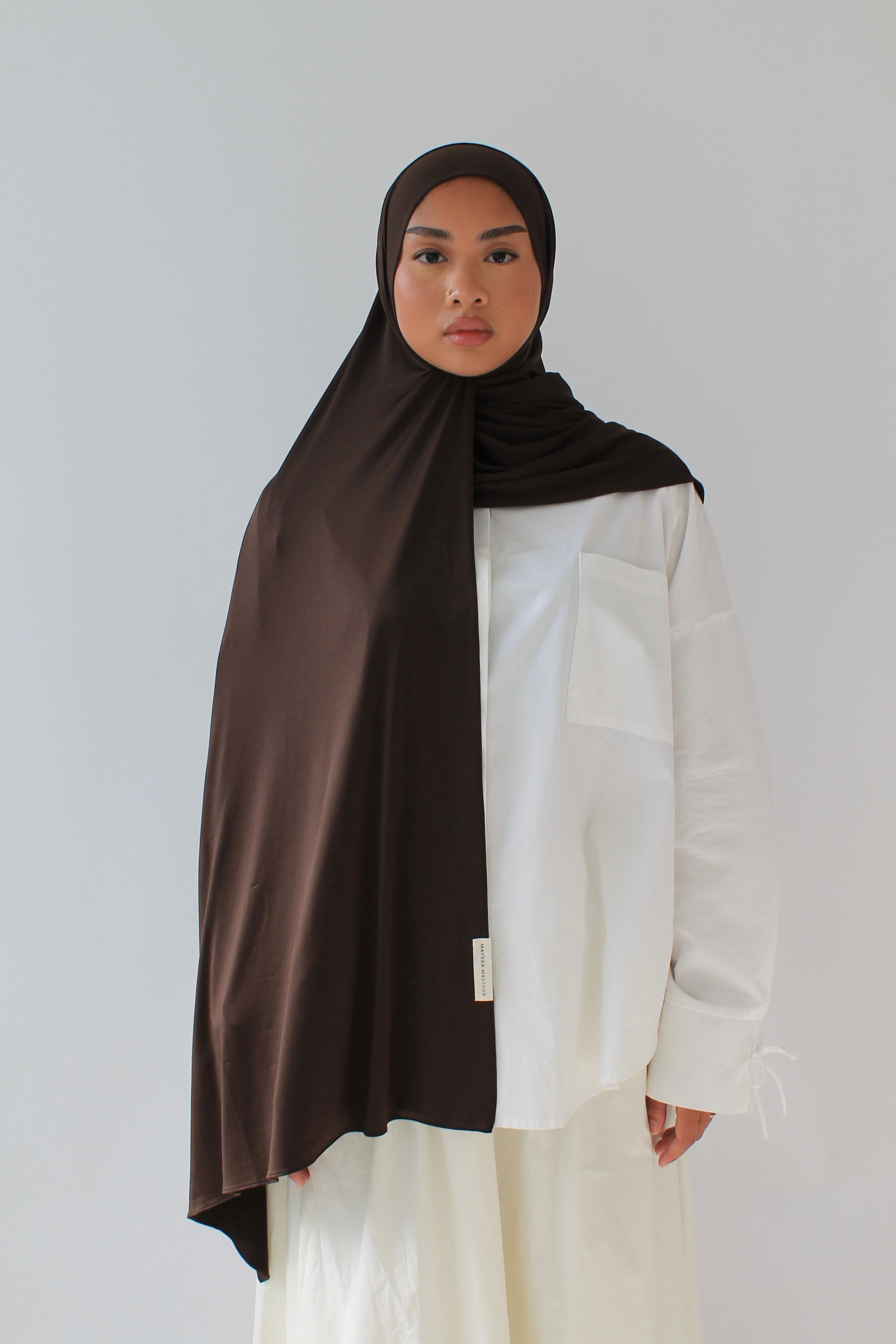 HIJAB JERSEY AIR MARRON Mayssa Mastour