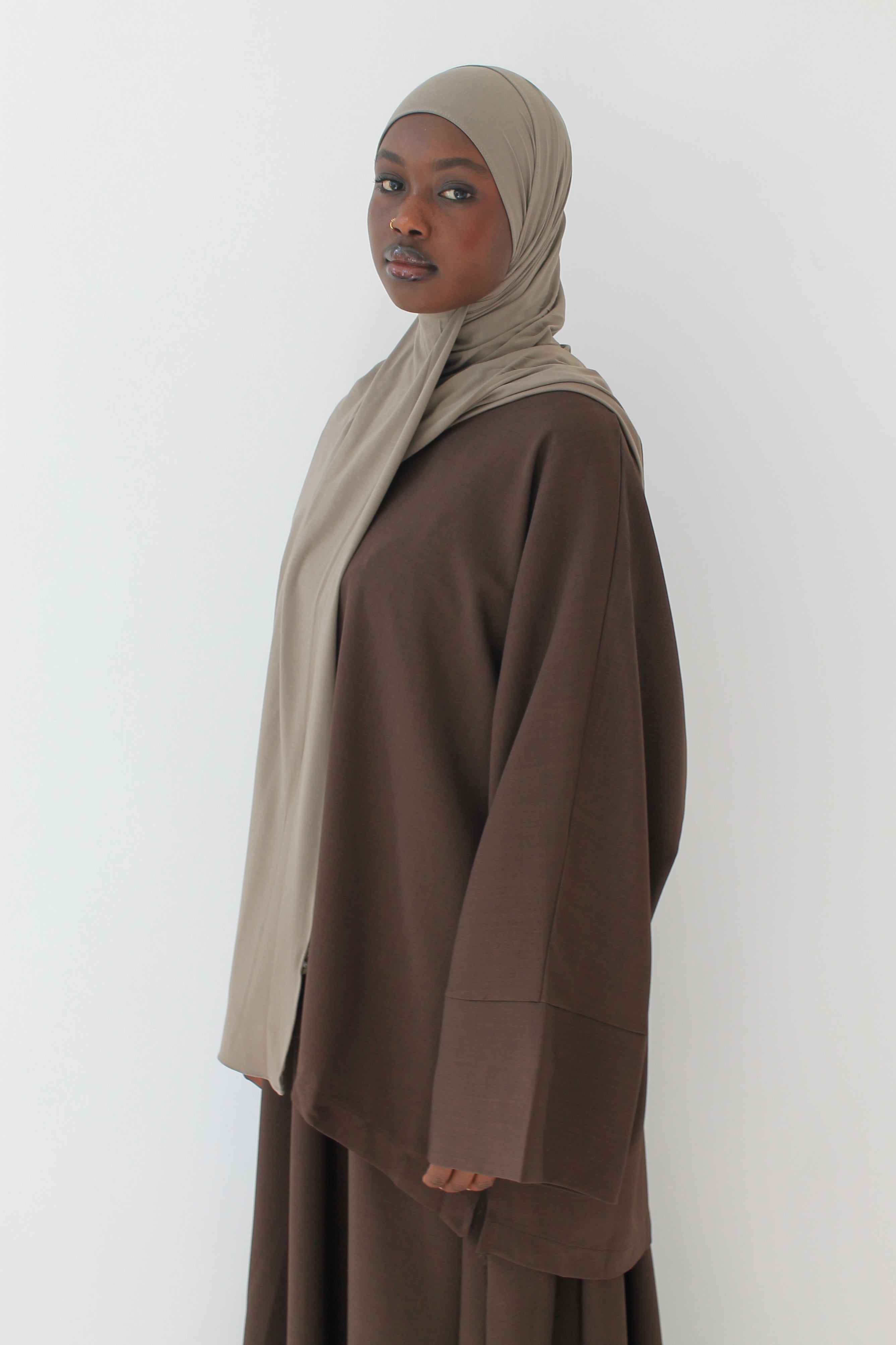 HIJAB JERSEY BAMBOO TAUPE Mayssa Mastour