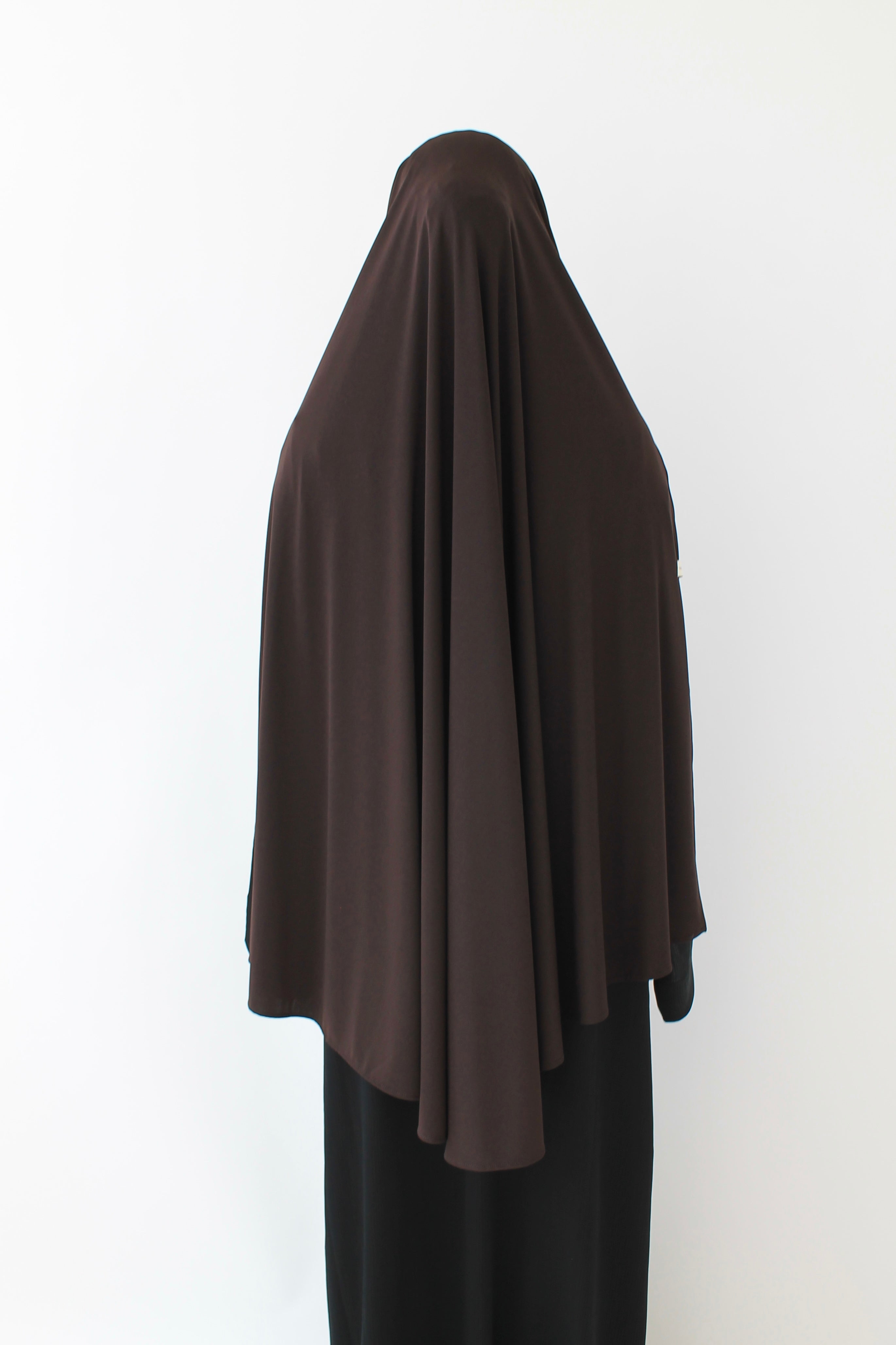 KHIMAR JERSEY PREMIUM À FENTES COURT Mayssa Mastour