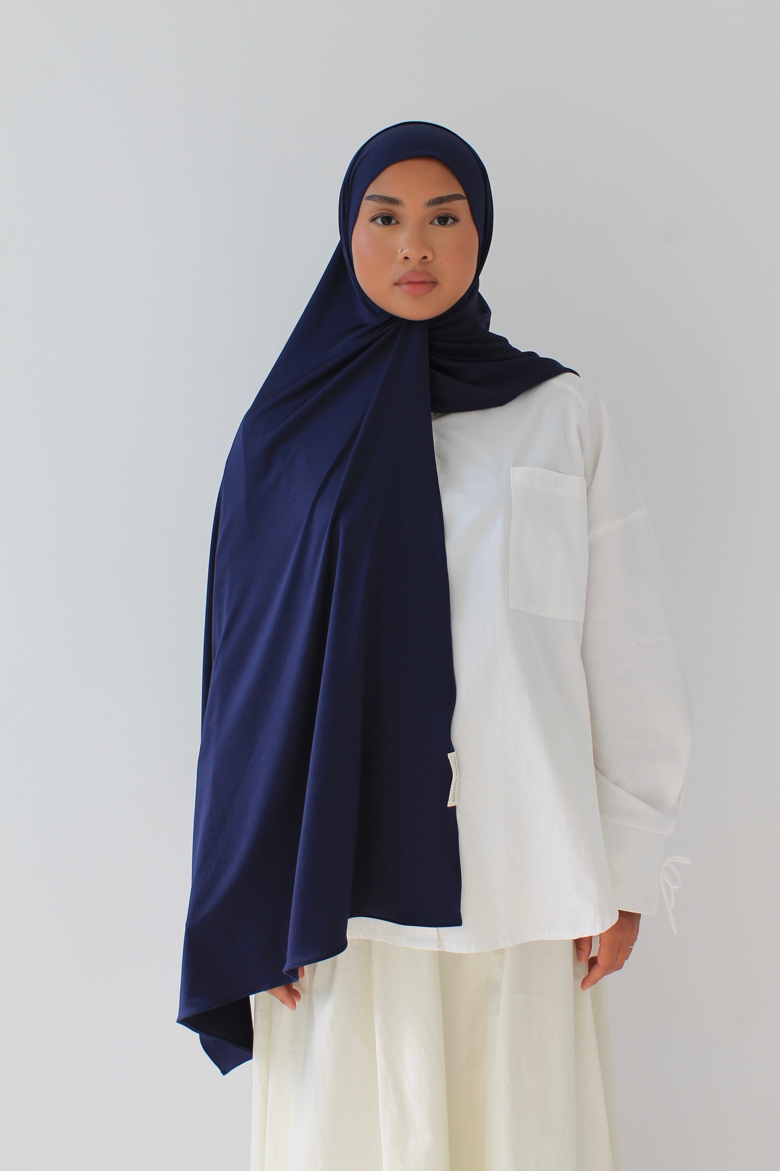 HIJAB JERSEY AIR BLEU NUIT Mayssa Mastour